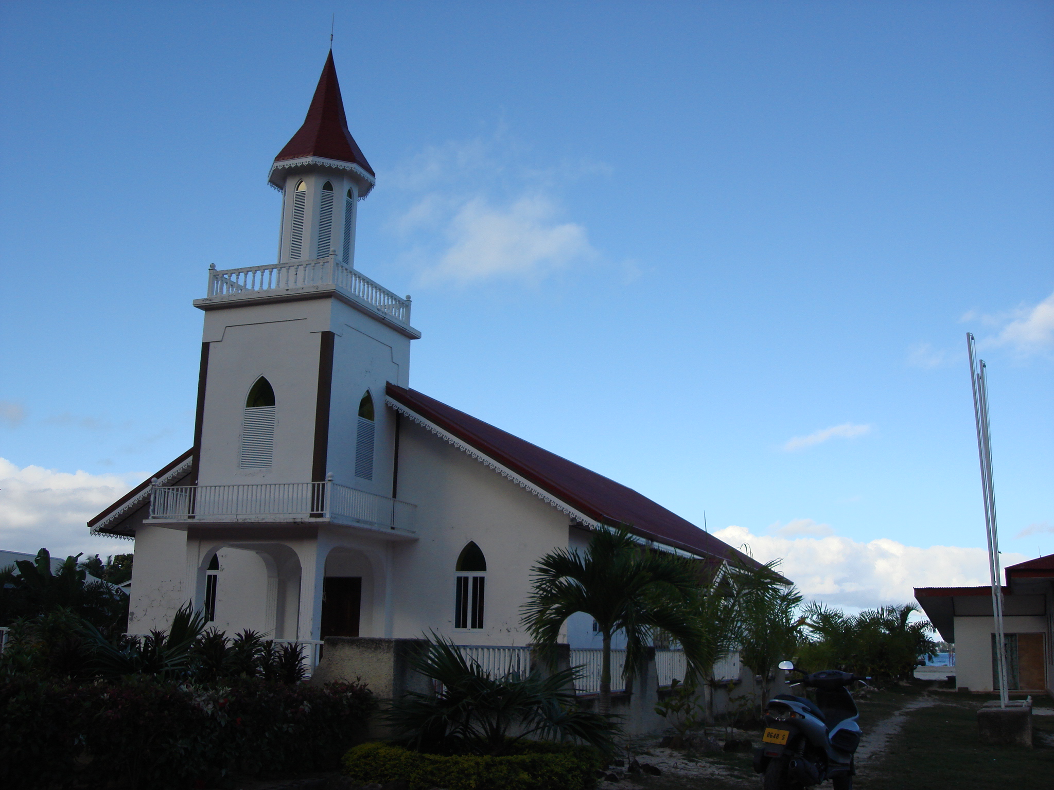 Maohi Protestant Church in Anau, Bora Bora