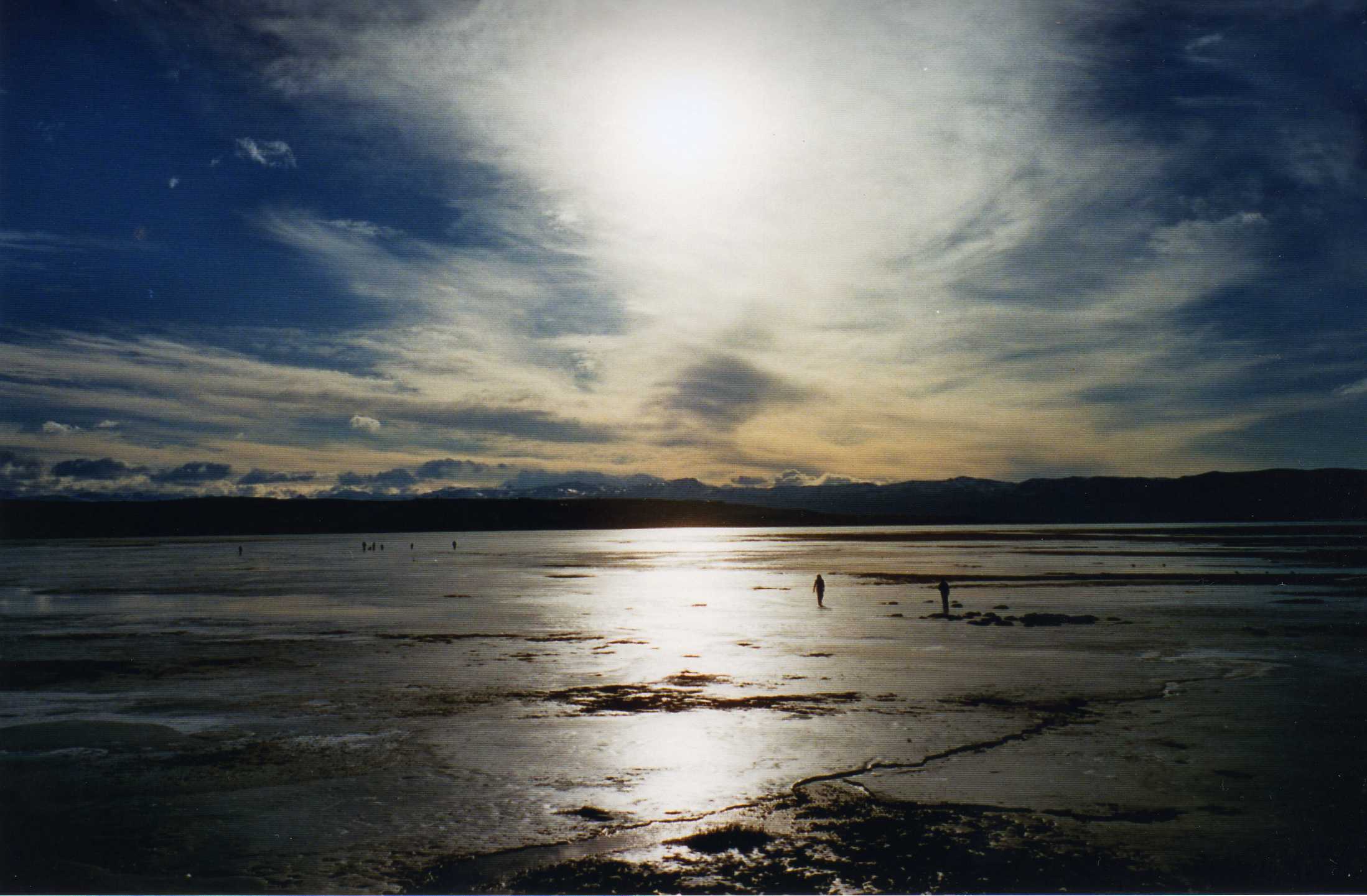 Bahía Redonda (sector congelado del lago Argentino) en El Calafate, Provincia de Santa Cruz, Argentina.