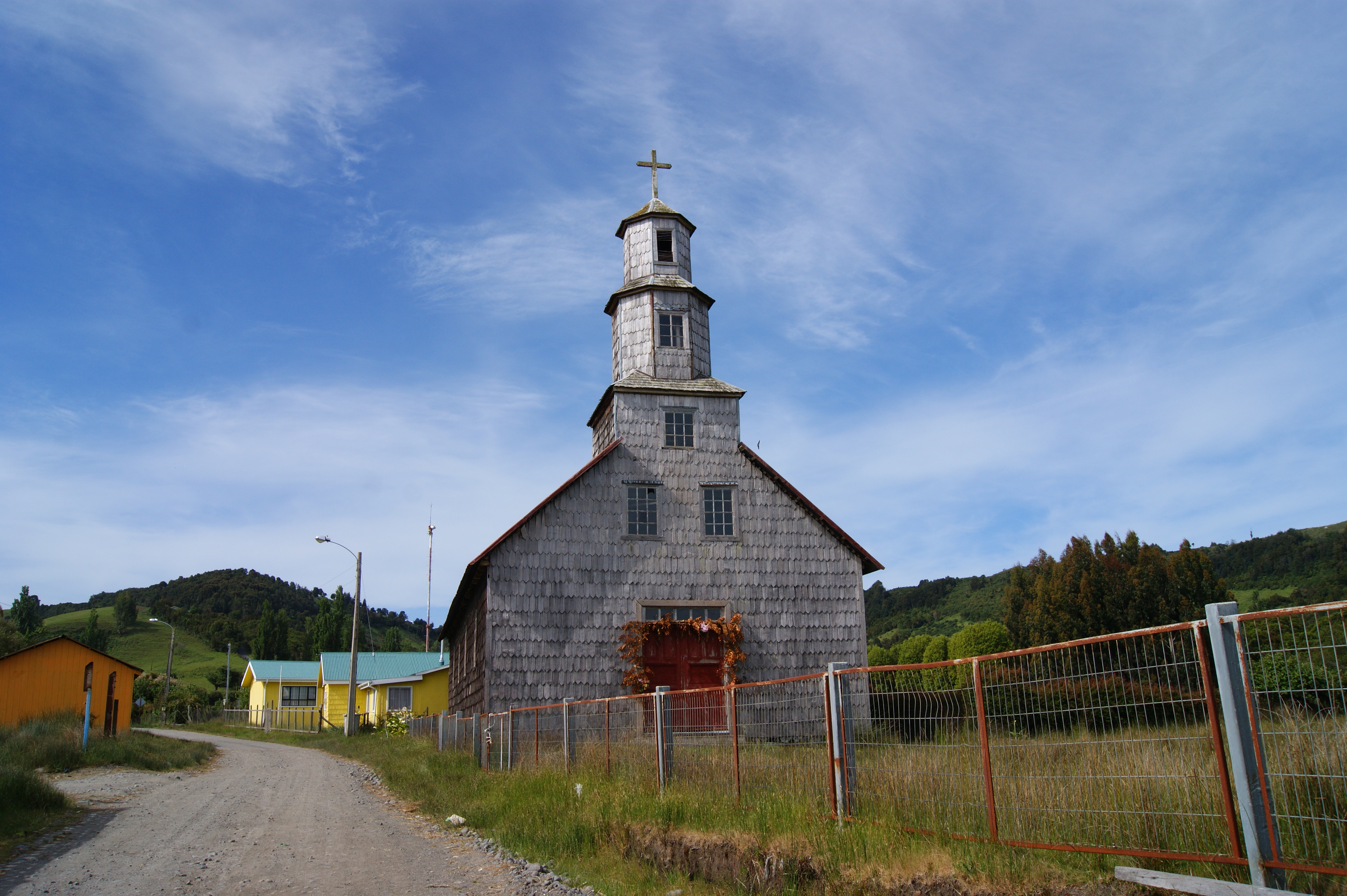 Jesuit church on Chiloe Island, Chile - November 2016