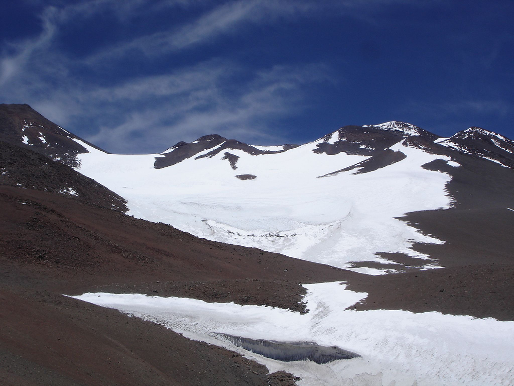 Mount Pissis from high camp (5,900m)