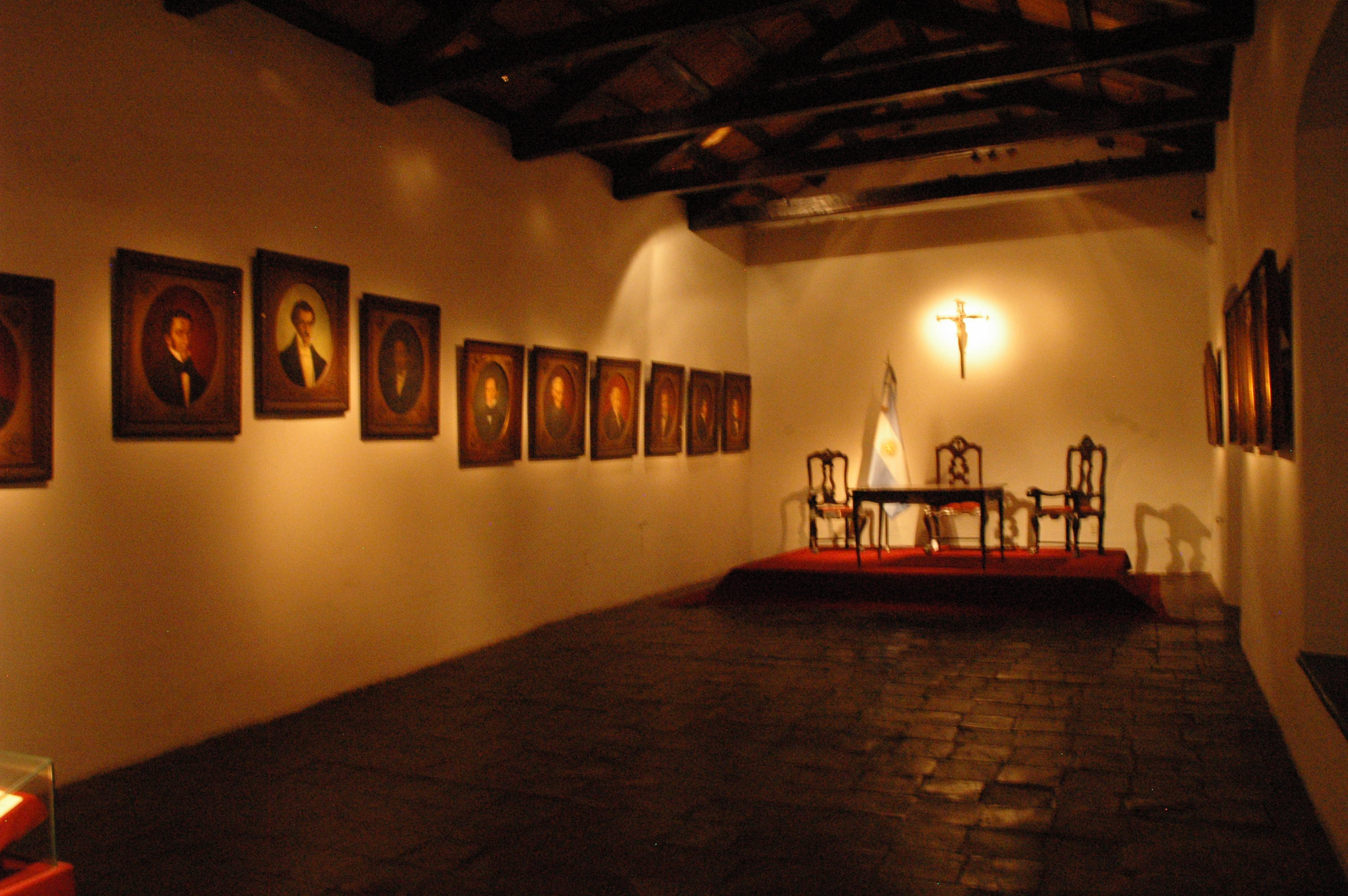 Salón de la casa Historica de Tucumán.