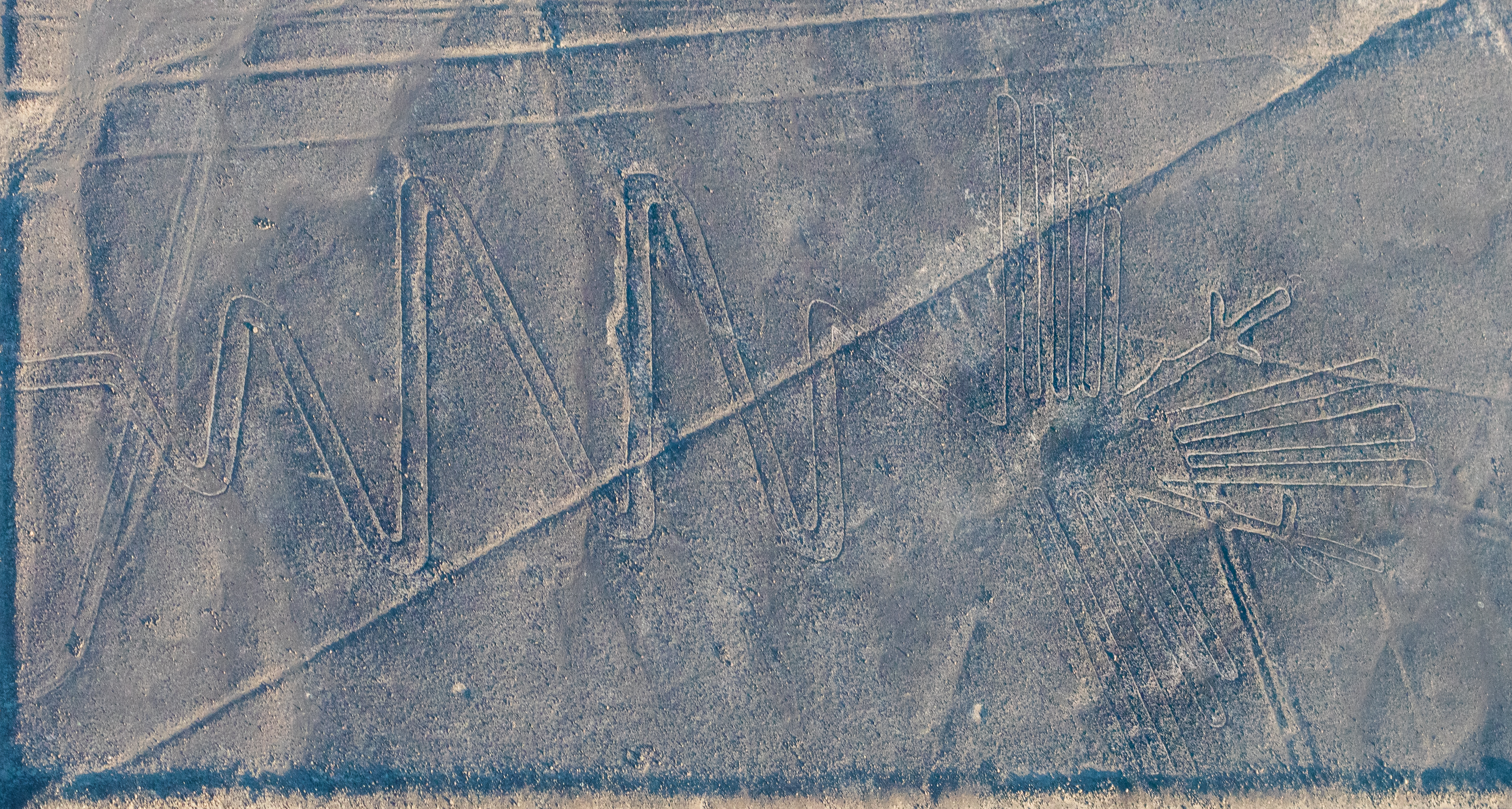 This place is a UNESCO World Heritage Site, listed as
Nazca Lines.
