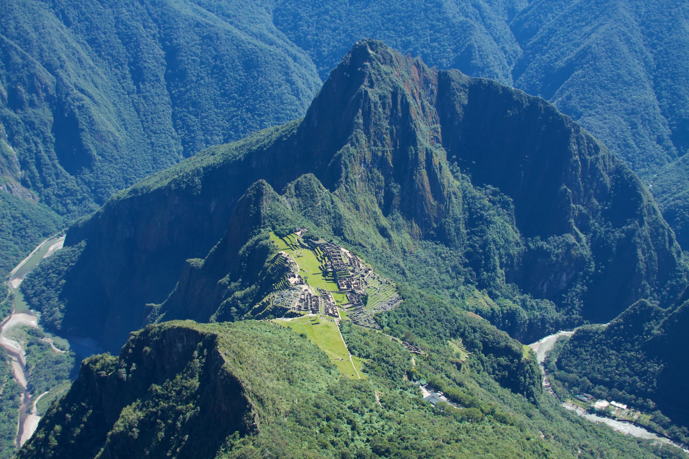 From Machu Picchu Mountain you can really get a sense of the high protected plateau Machu Picchu was built on and how remote and inaccessible the site it. It is simply gorgeous country.