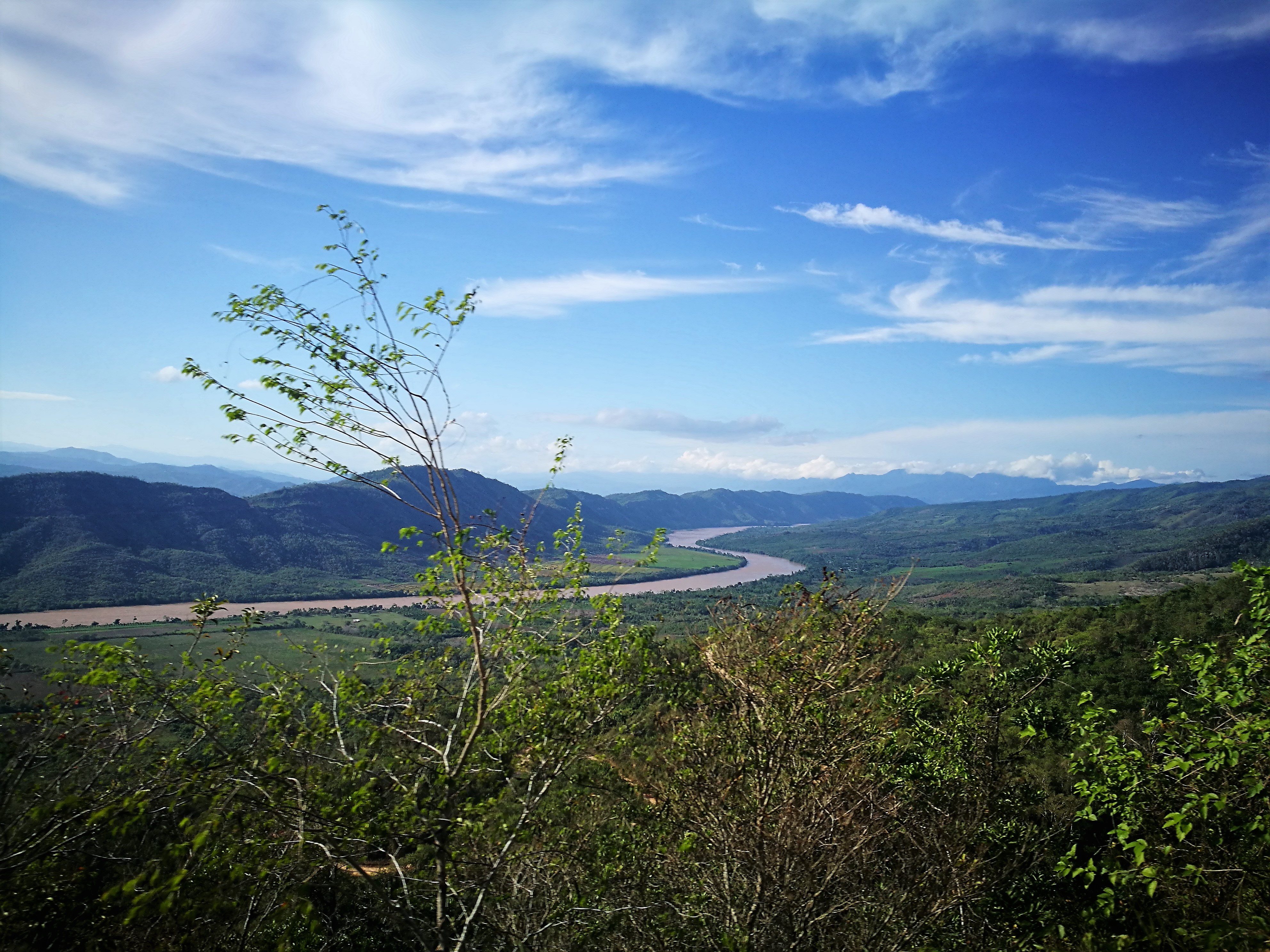 Riu Huallaga des de la carretera de Sauce