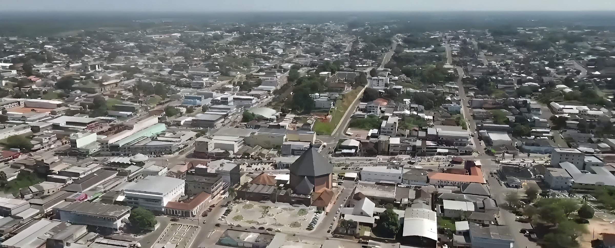 Panoramic view of  Cruzeiro do Sul (CZS), Acre, Brazil