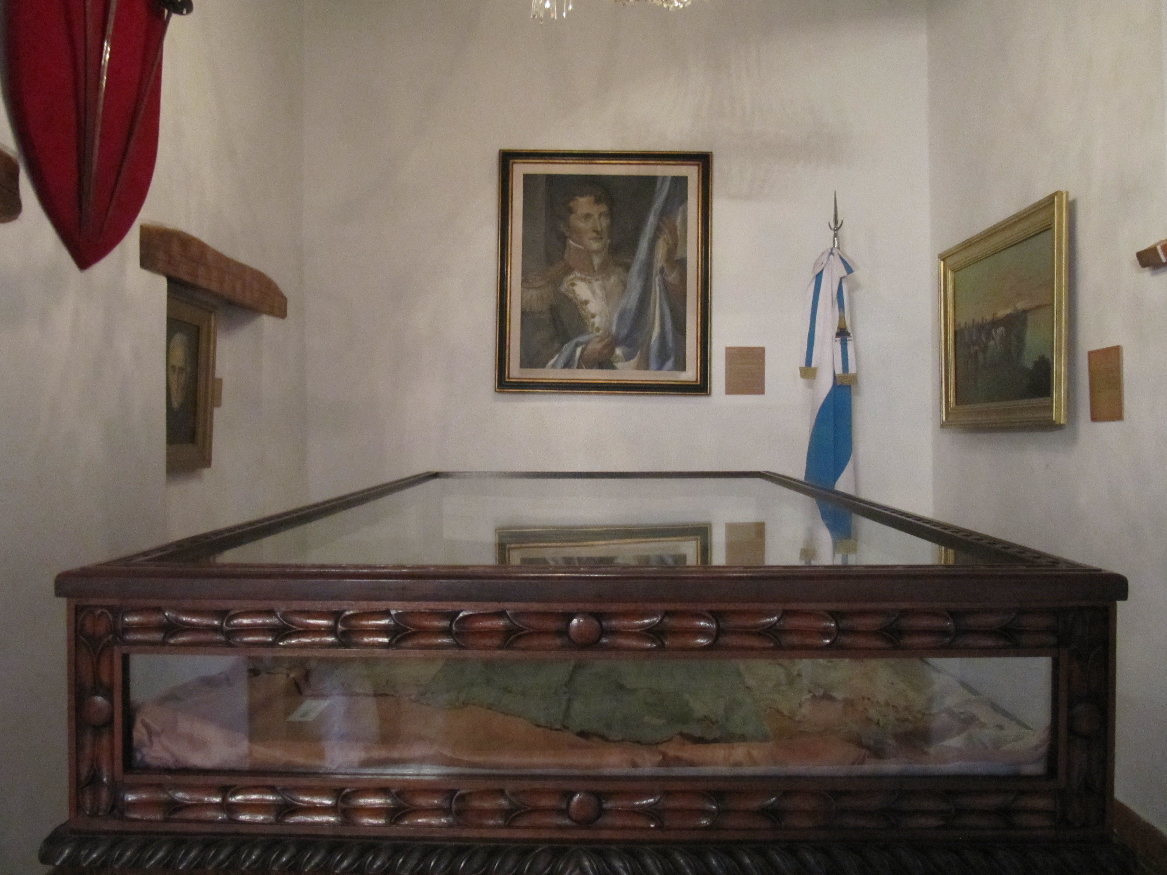 Argentinian flag in the Casa de la Libertad Museum, Sucre, Bolivia