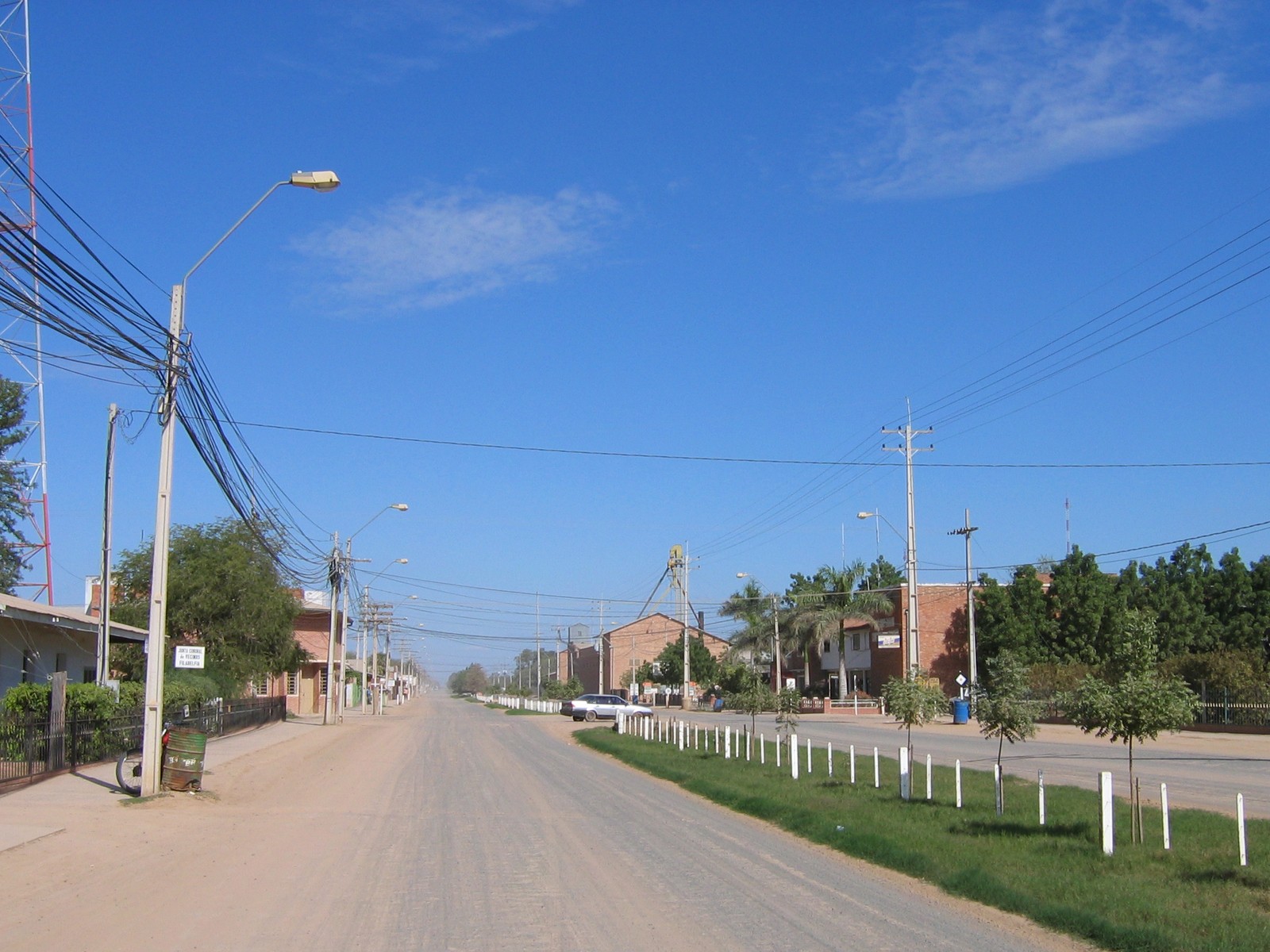 Main Road of Filadelfia, Paraguay, May 2004.