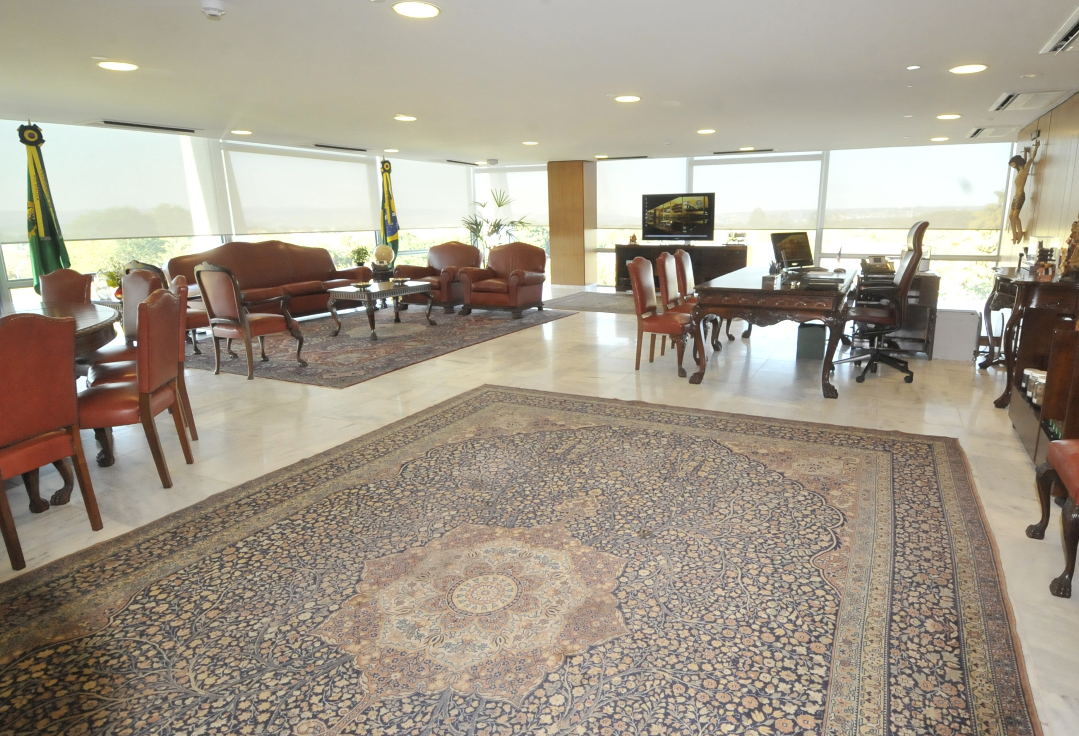 Presidential Office of the Palácio do Planalto, Brasília, Brazil.