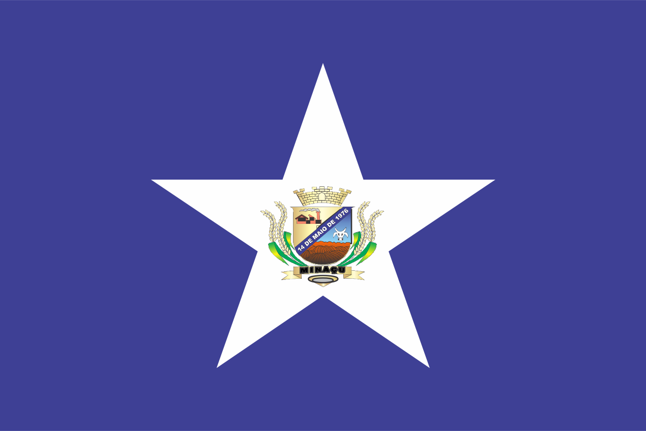 Flag of Municipality of Minaçu, Goias, Brazil