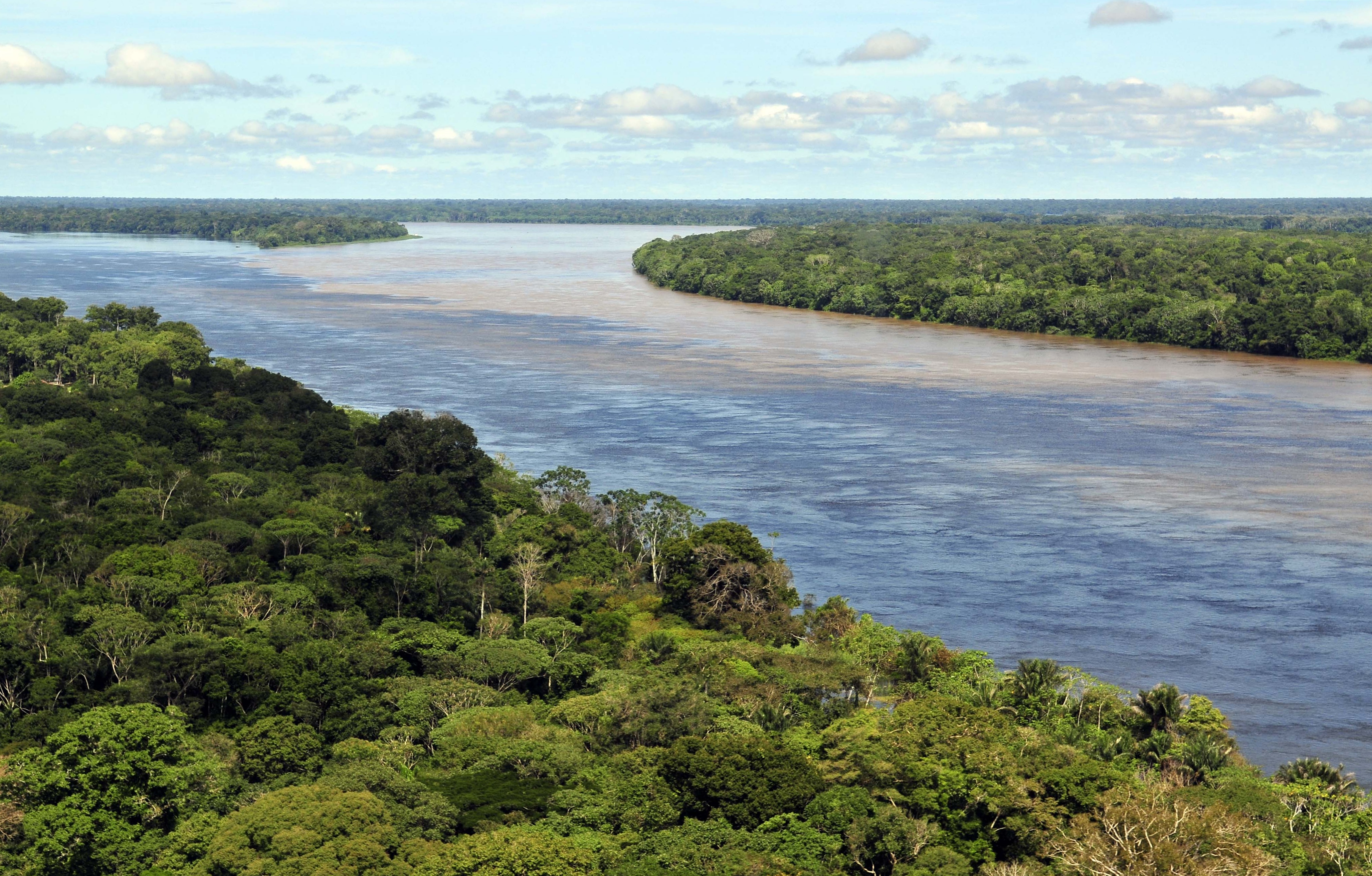Pic by Neil Palmer (CIAT). Aerial view of the Amazon Rainforest, near Manaus, the capital of the Brazilian state of Amazonas. Please credit accordingly.