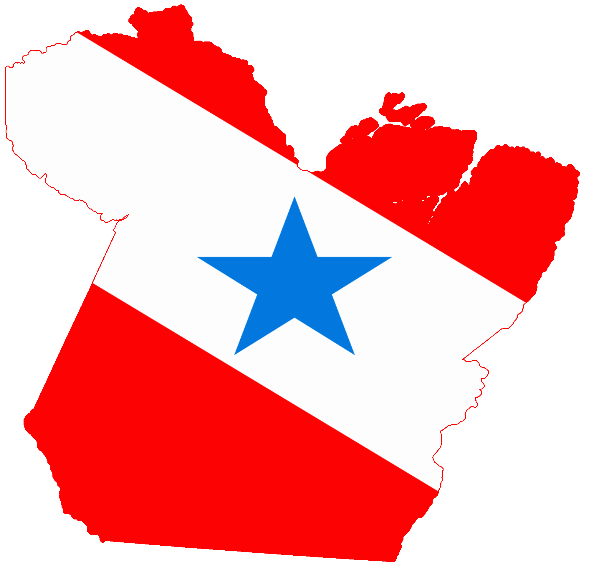 Flag map of Para