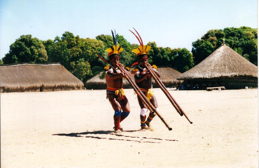 Uruá Flute. Kamaiurá Village, Alto-Xingu author: Noel Villas Bôas 1998. The story is very interesting &amp; this page brings a lot of information about the Xingú National Park, it's certainly a beautiful source of study!