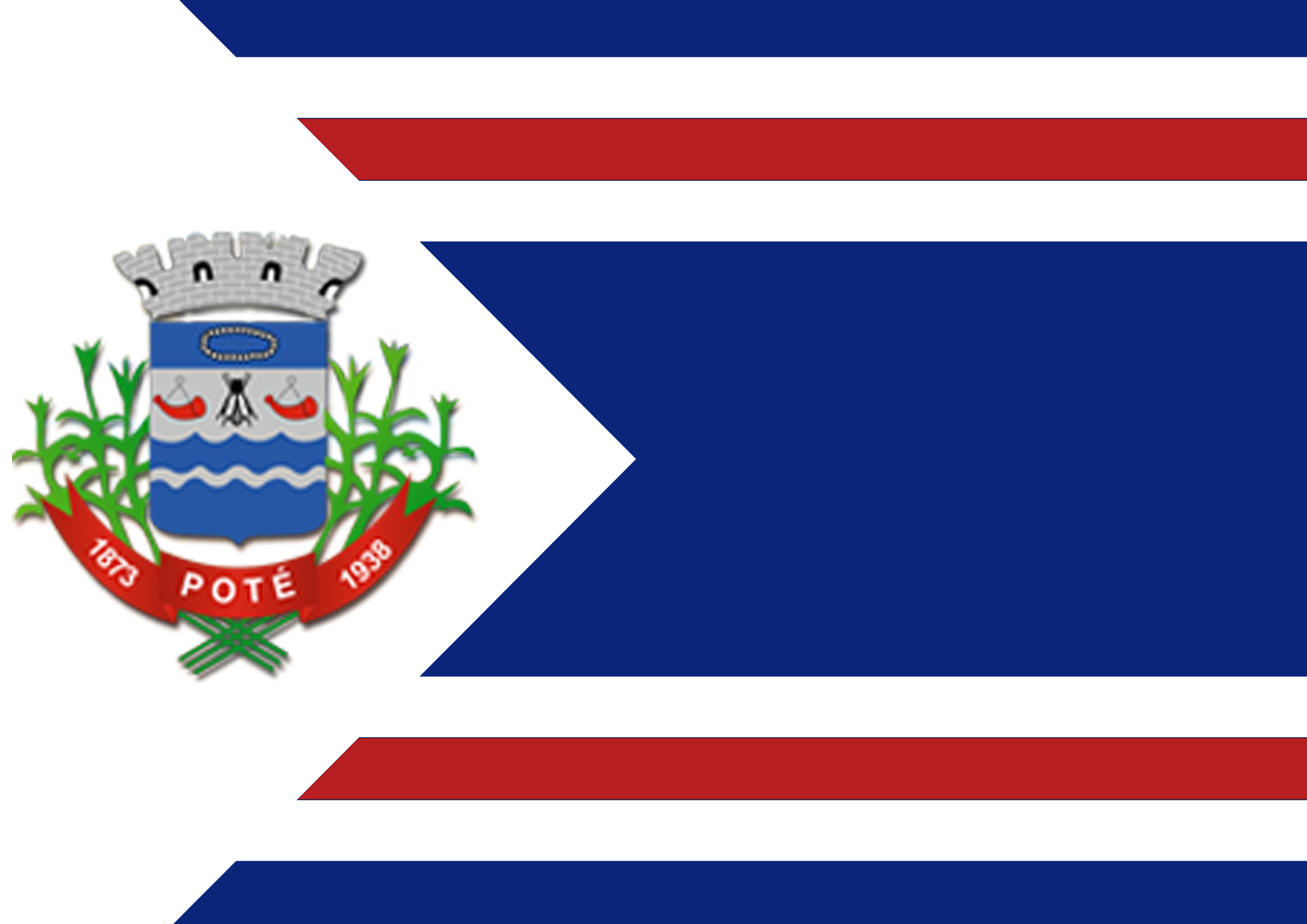 bandeira da cidade de Poté