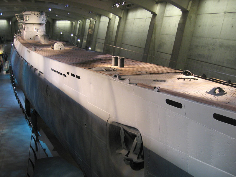 U-505 at the Museum of Science and Industry, Chicago, IL. October 2005.