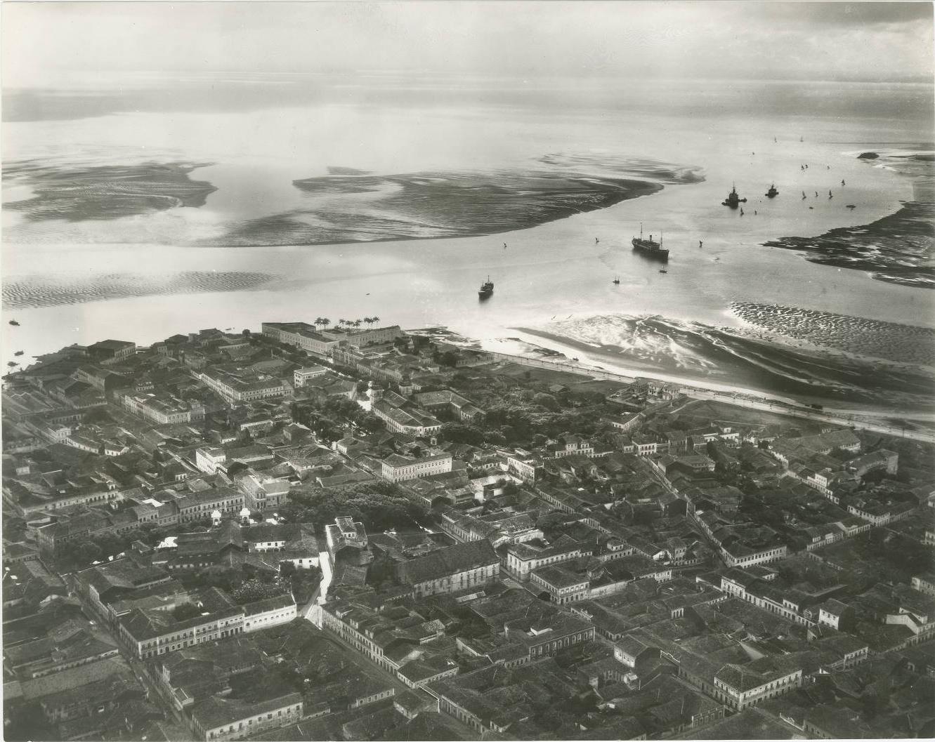 Aerial view of São Luís, Maranhao - northern Brazil.