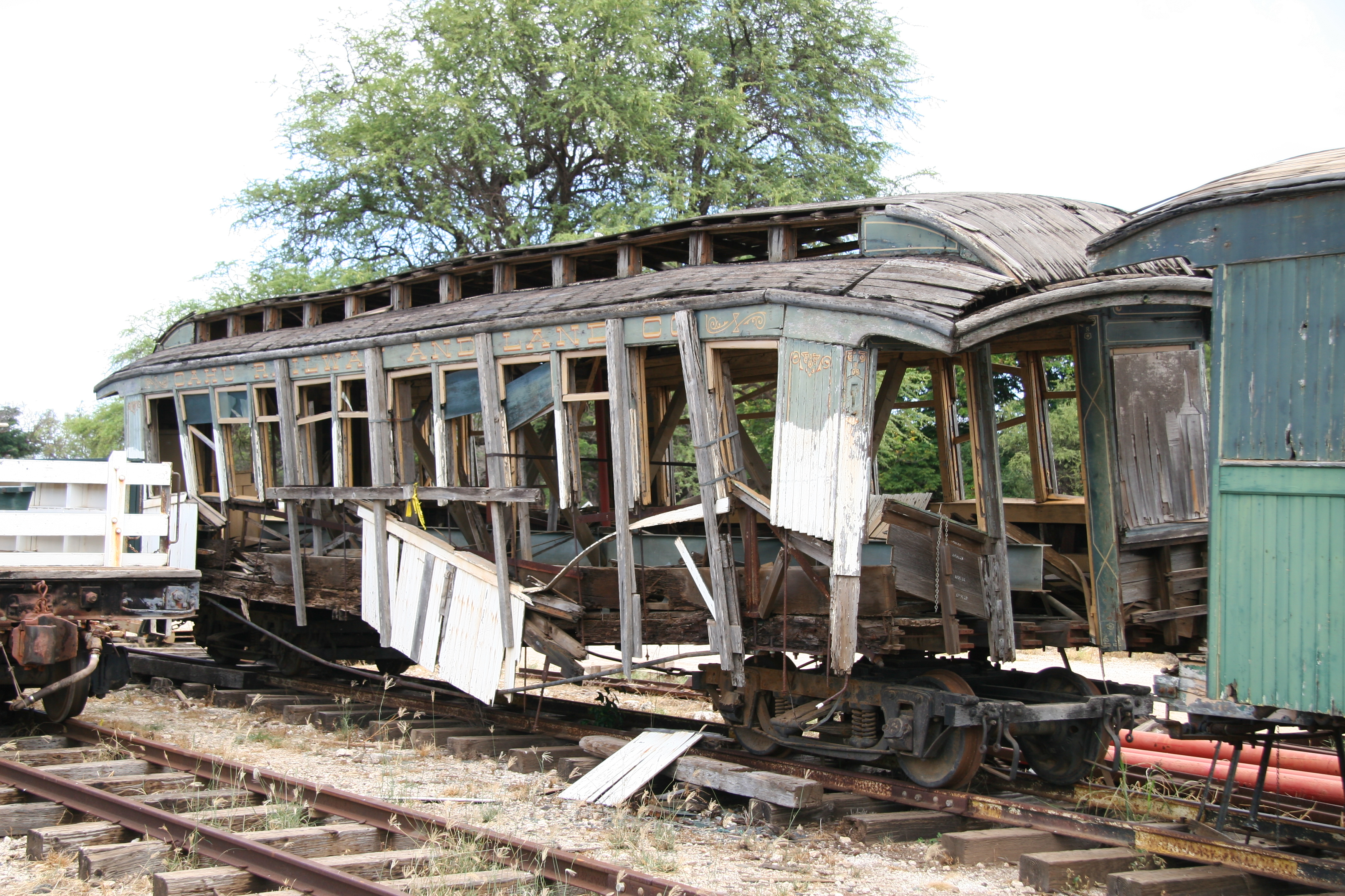 The matching observation car has been fully restored.

Hawaiian Railway Society, Ewa Beach, Oahu, Hawaii.