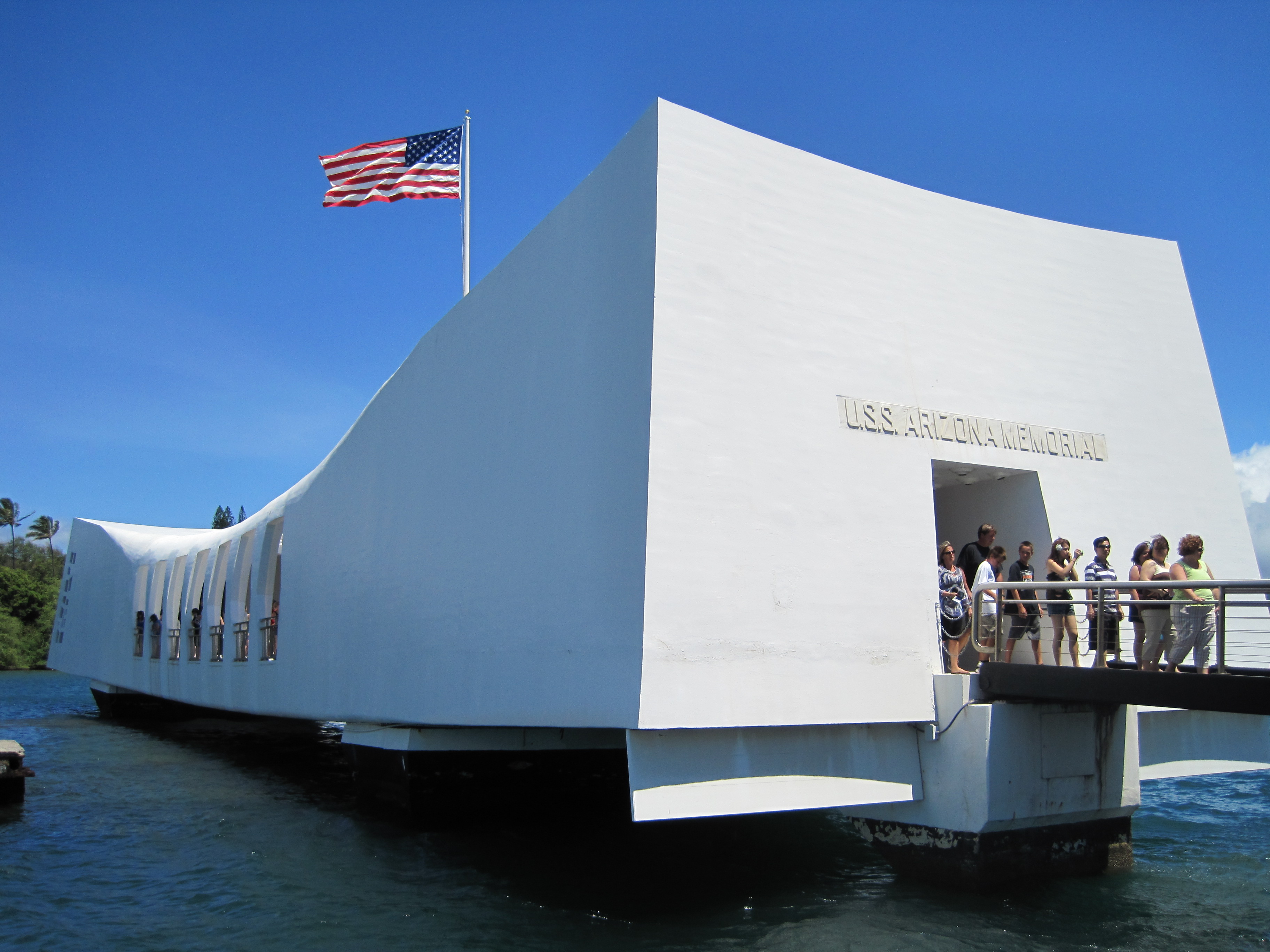 The USS Arizona Memorial, Pearl Harbor