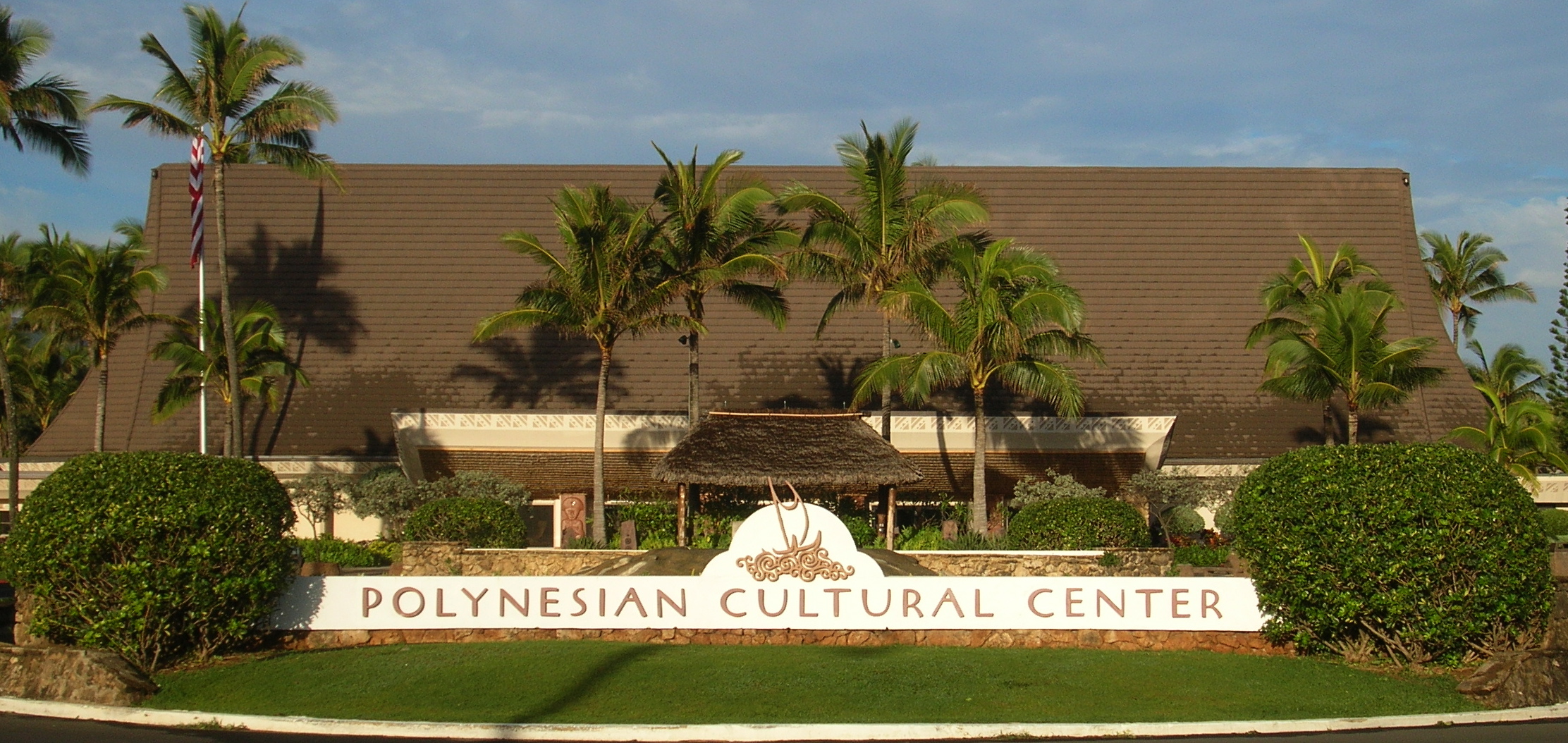 The Polynesian Cultural Center in Oahu, Hawaii.
