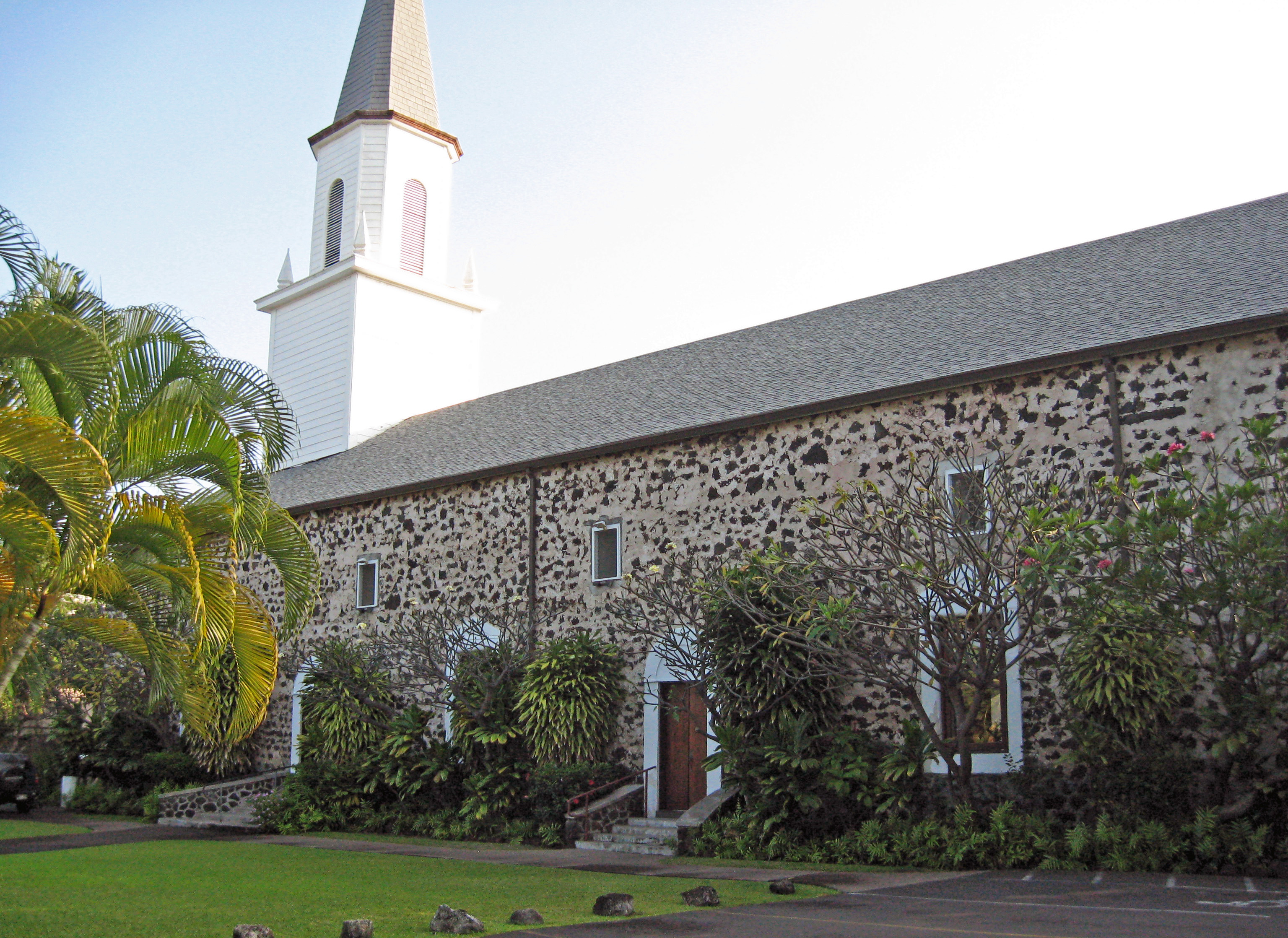 Moku'aikaua Church in Kailua-Kona, is the oldest Christian Church in Hawaii