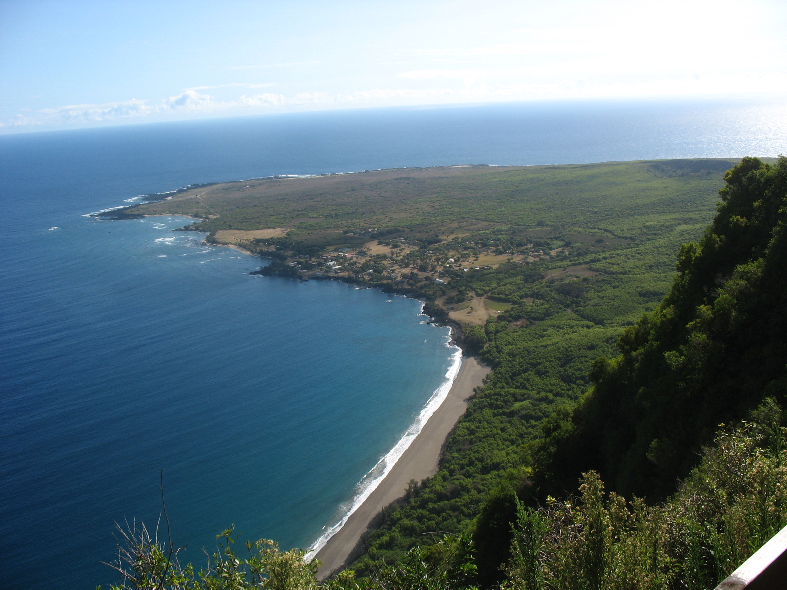 Kalaupapa Peninsula on the Hawaian island of Moloka'i