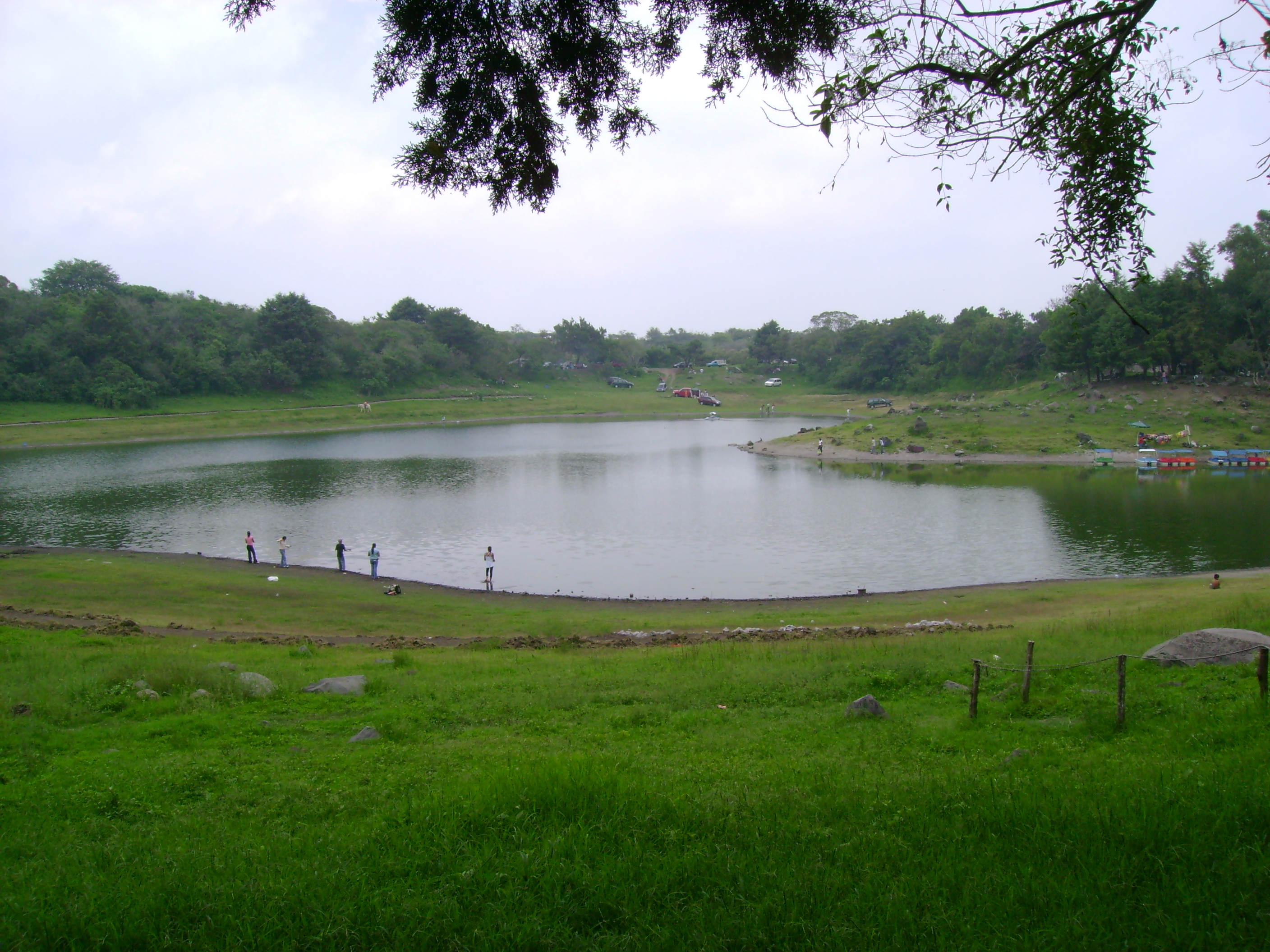 Panorámica de la Laguna de Carrizalillo, en Comala, Colima