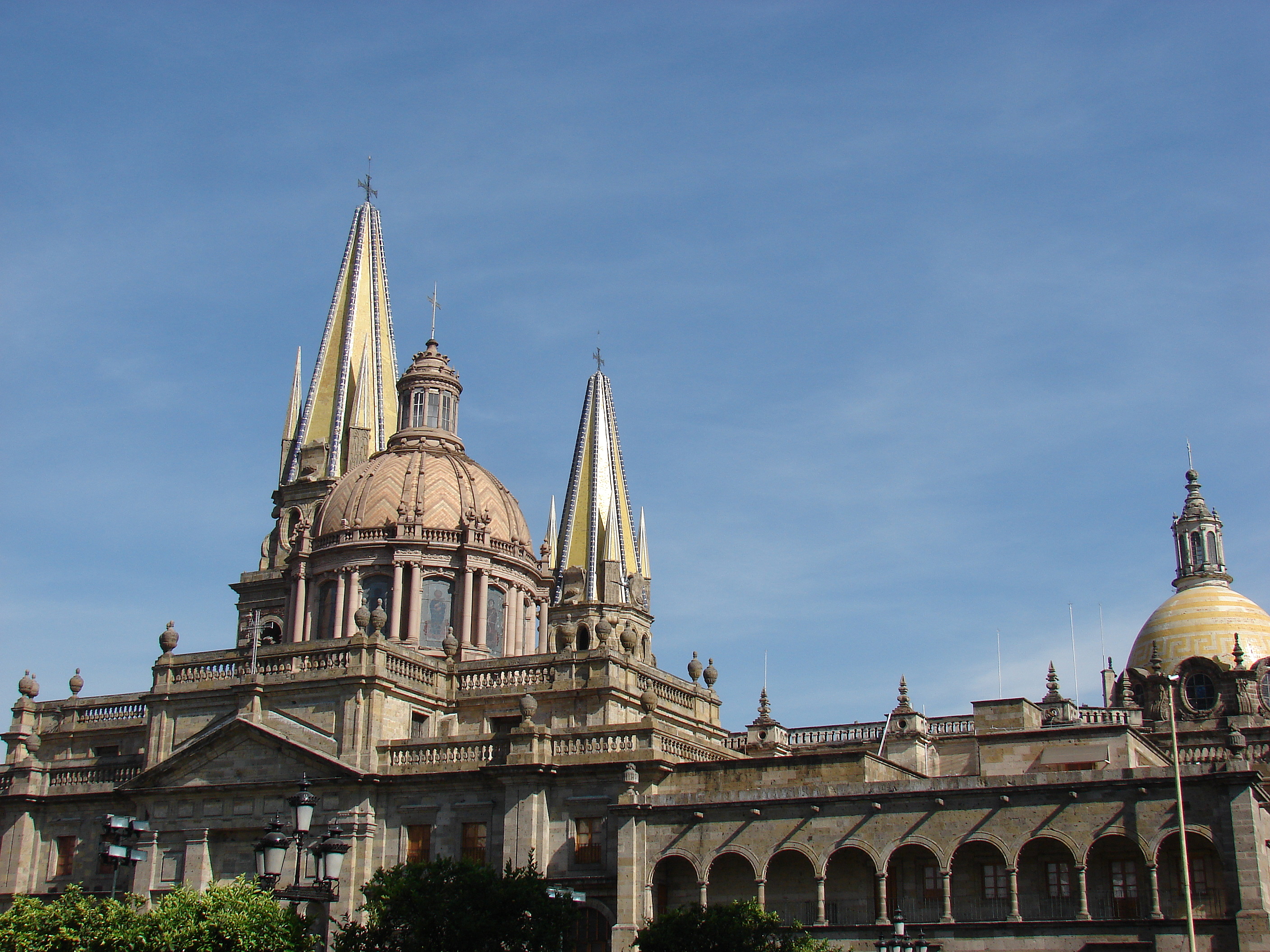 Picture of the Guadalajara Cathedral, in Guadalajara City, Mexico.