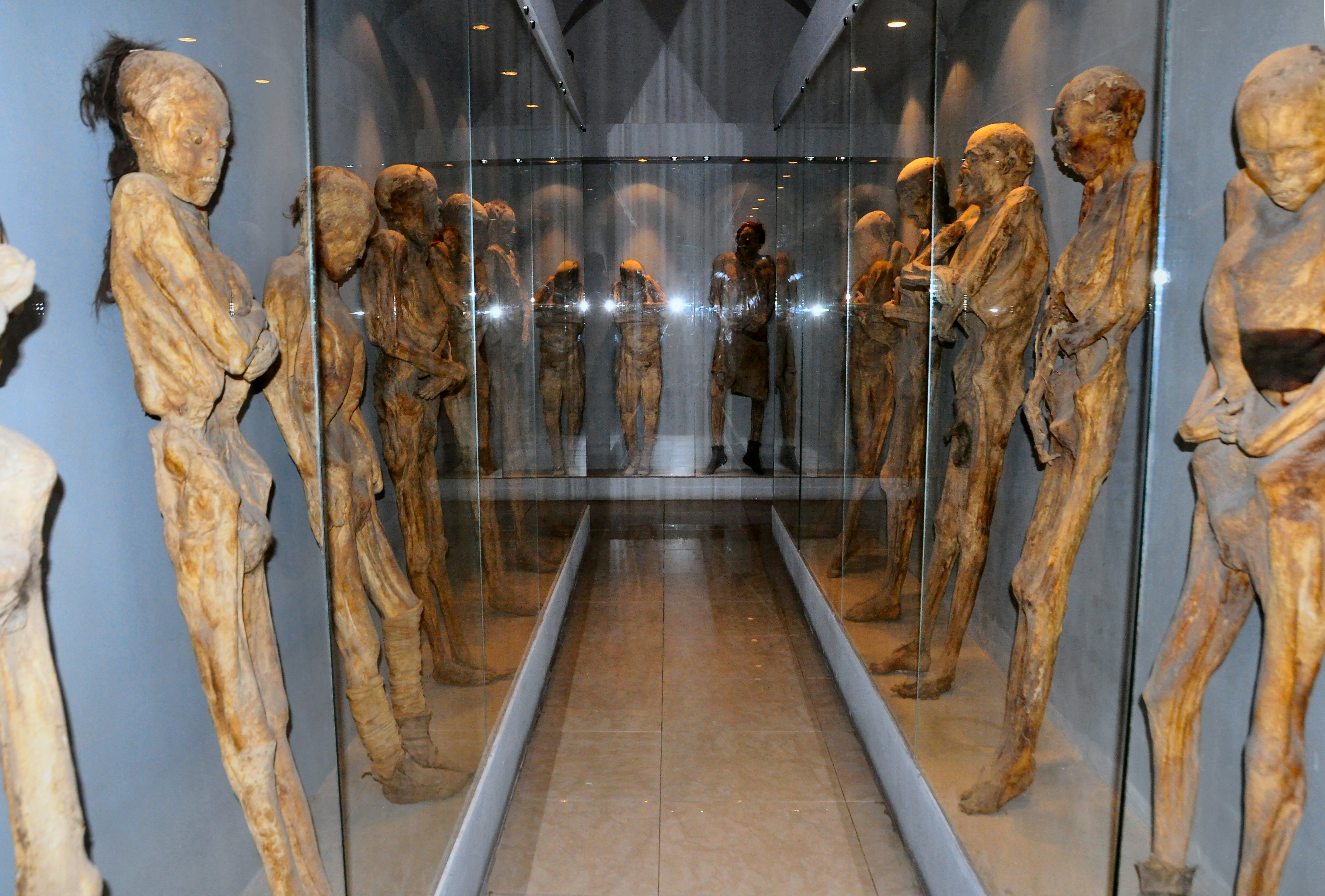 Museo de Las Momias (mummy museum) in Guanajuato, Mexico.