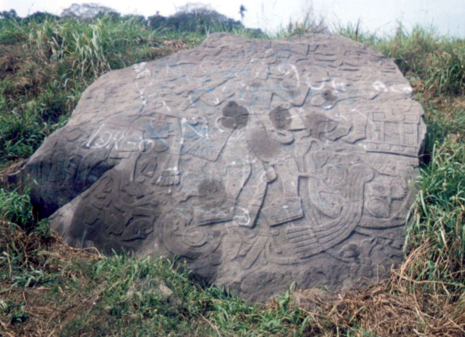 Monument 21 at Bilbao (Mesoamerican site) — near Santa Lucia Cotzumalguapa, Escuintla, Guatemala.
Bilbao was a major centre belonging to the Cotzumalhuapa culture with its main occupation dating to the Late Classic (c. 600–800 CE)