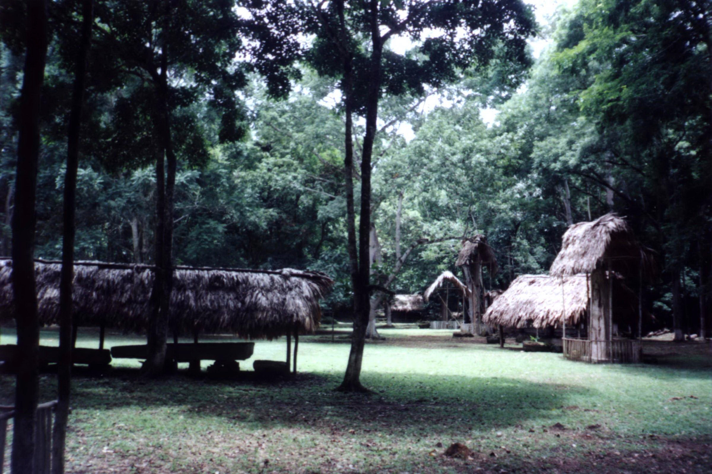 View of Dos Pilas, Late Classic Maya archaeological site, Petén.