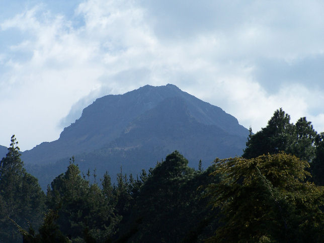 Volcan La Malinche, visto desde el albergue