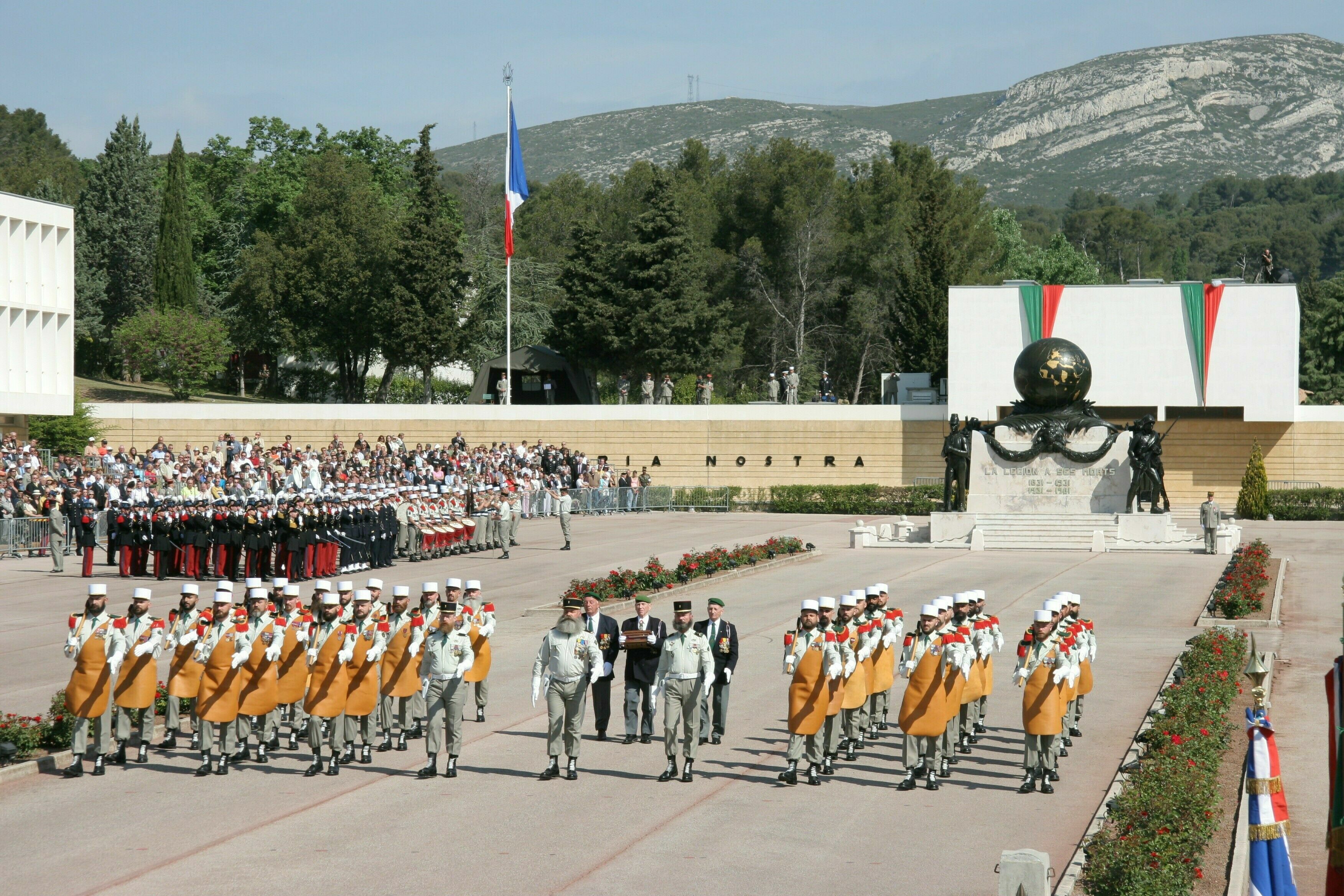 Legion parade for Camerone day in Aubagne (fr)