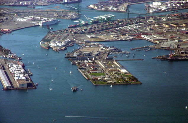 Terminal Island and San Pedro Harbor