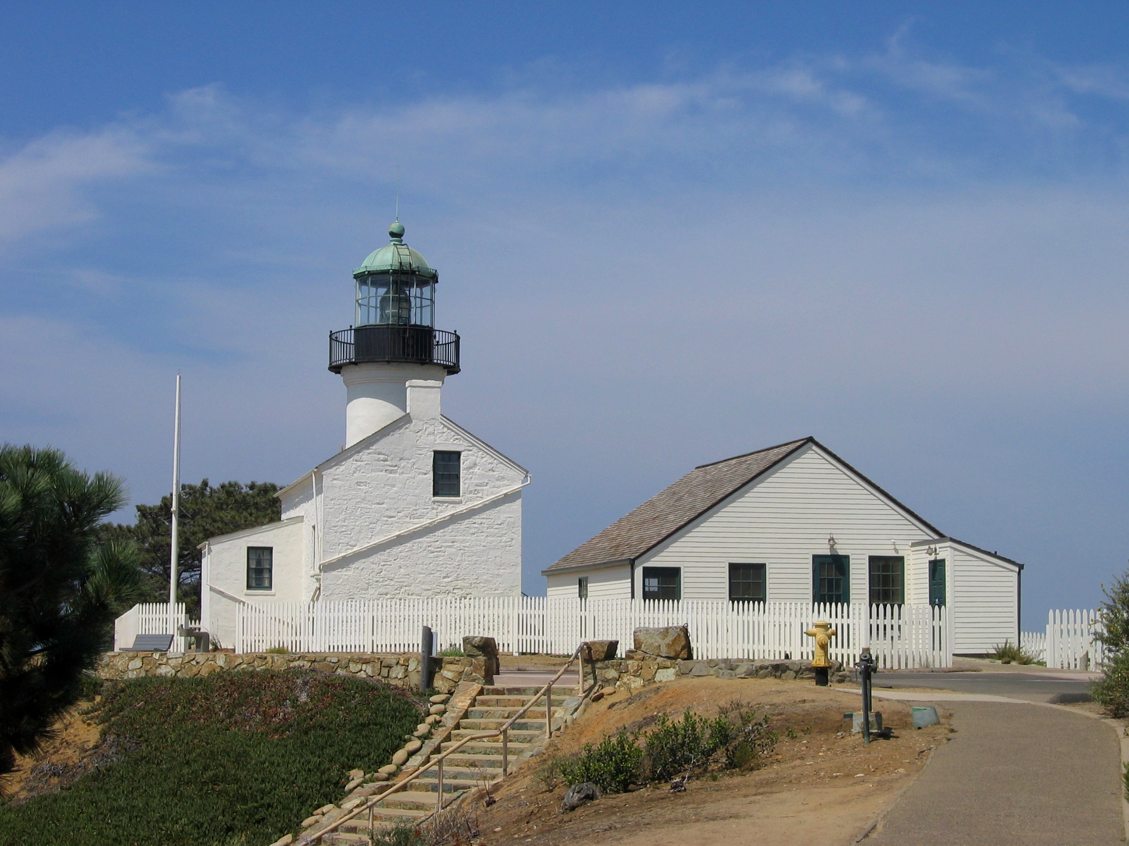 The Old Point Loma Lighthouse at Cabrillo National Monument (near San Diego, California) Taken on August 13, 2004 by Kmf164