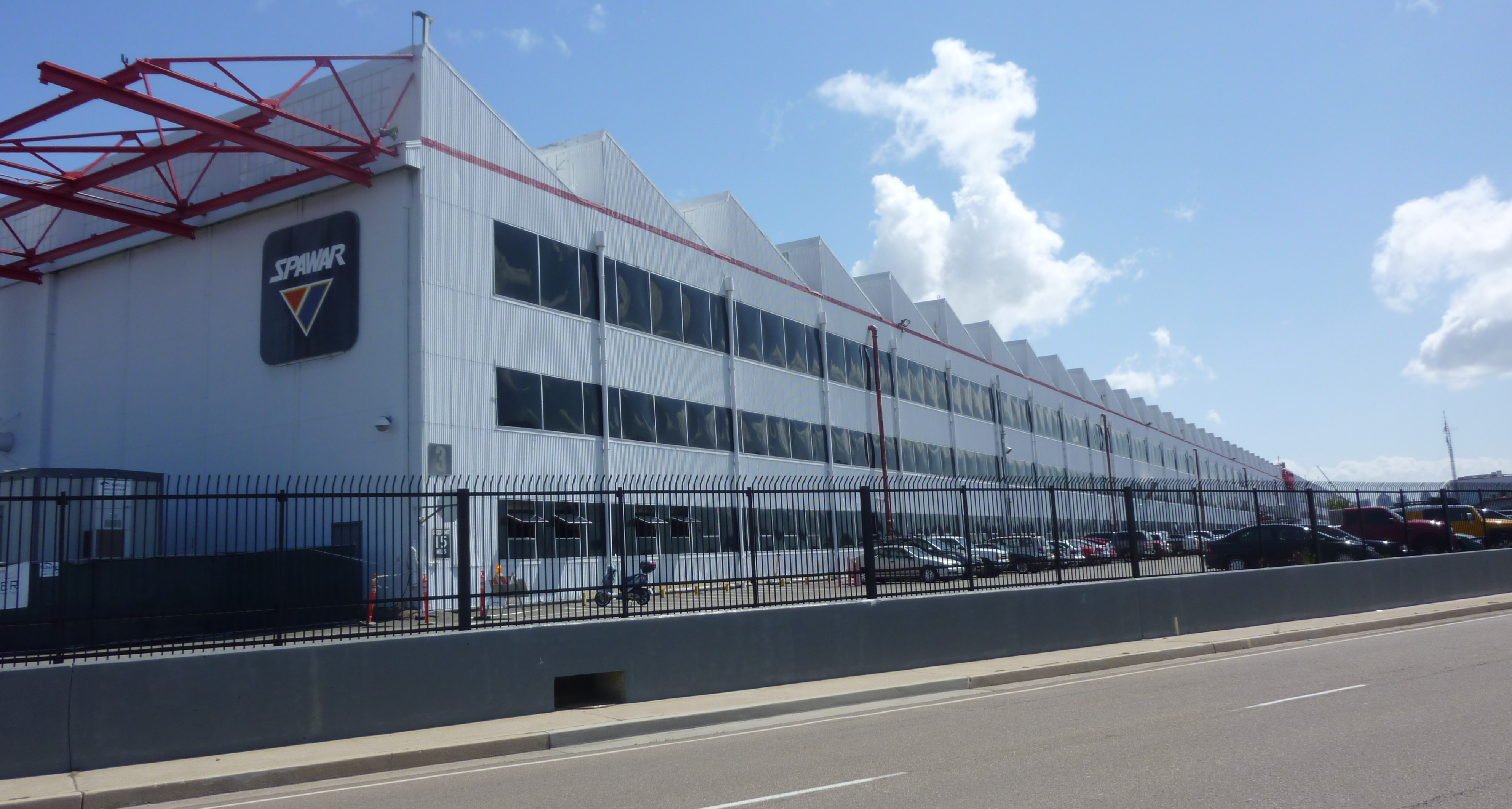 w:Space and Naval Warfare Systems Command on w:Pacific Coastal Highway in San Diego, California