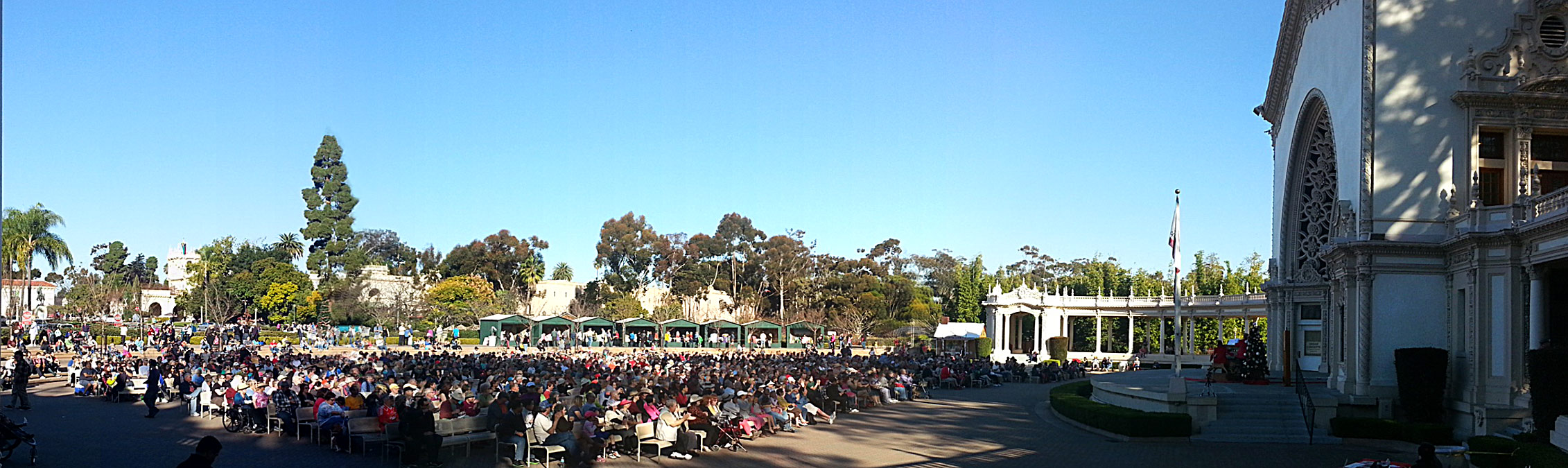 Sunday concert Panorama Spreckels Pavilion San Diego