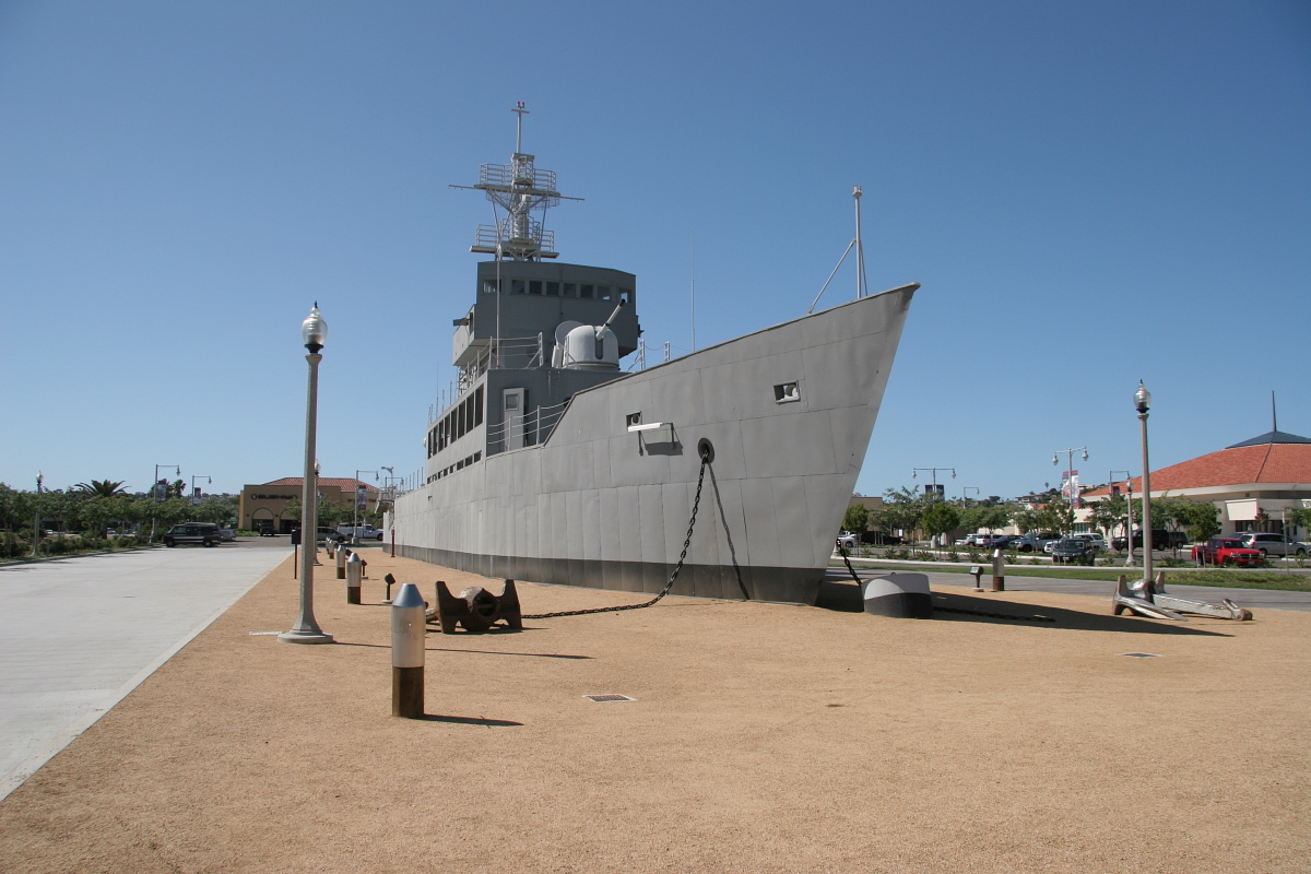 The USS Recruit (TDE-1) at Liberty Station (Formerly Naval Training Center), San Diego - This mockup was used in the training of numerous recruits going through bootcamp.  I myself did time on this ship in 1970.