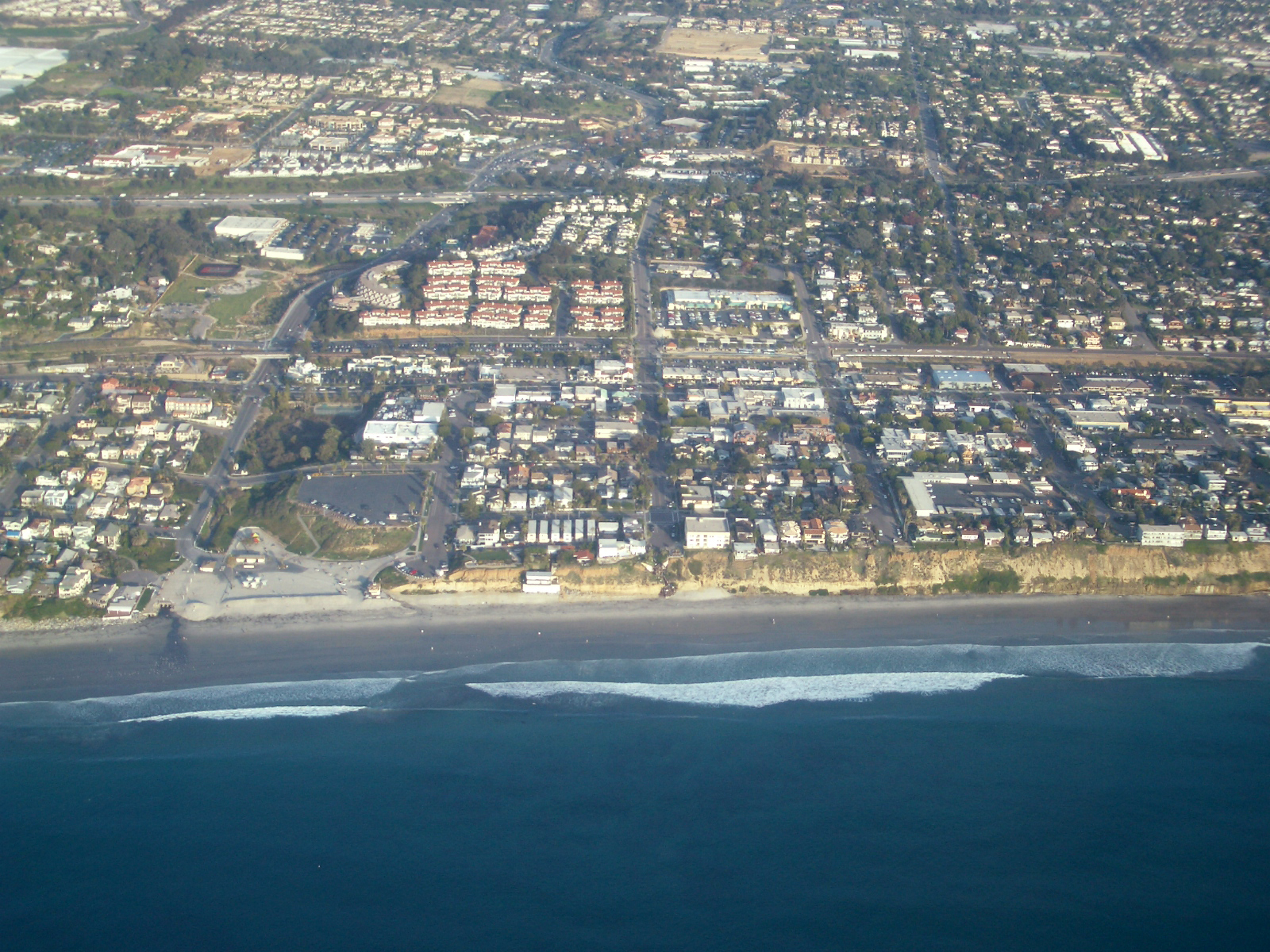 Moonlight Beach park - Encinitas - San Diego County, California.