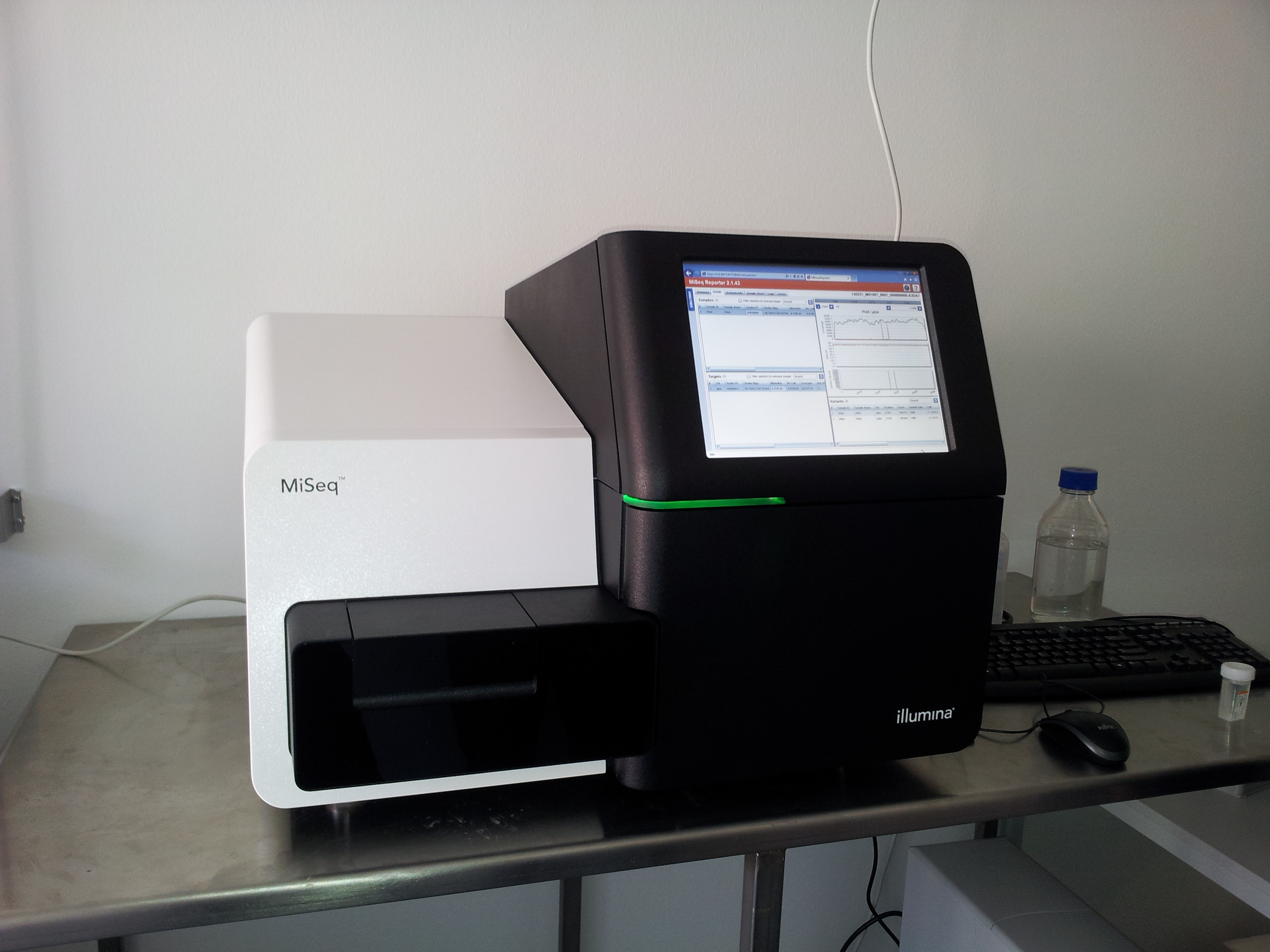 A MiSeq from Illumina