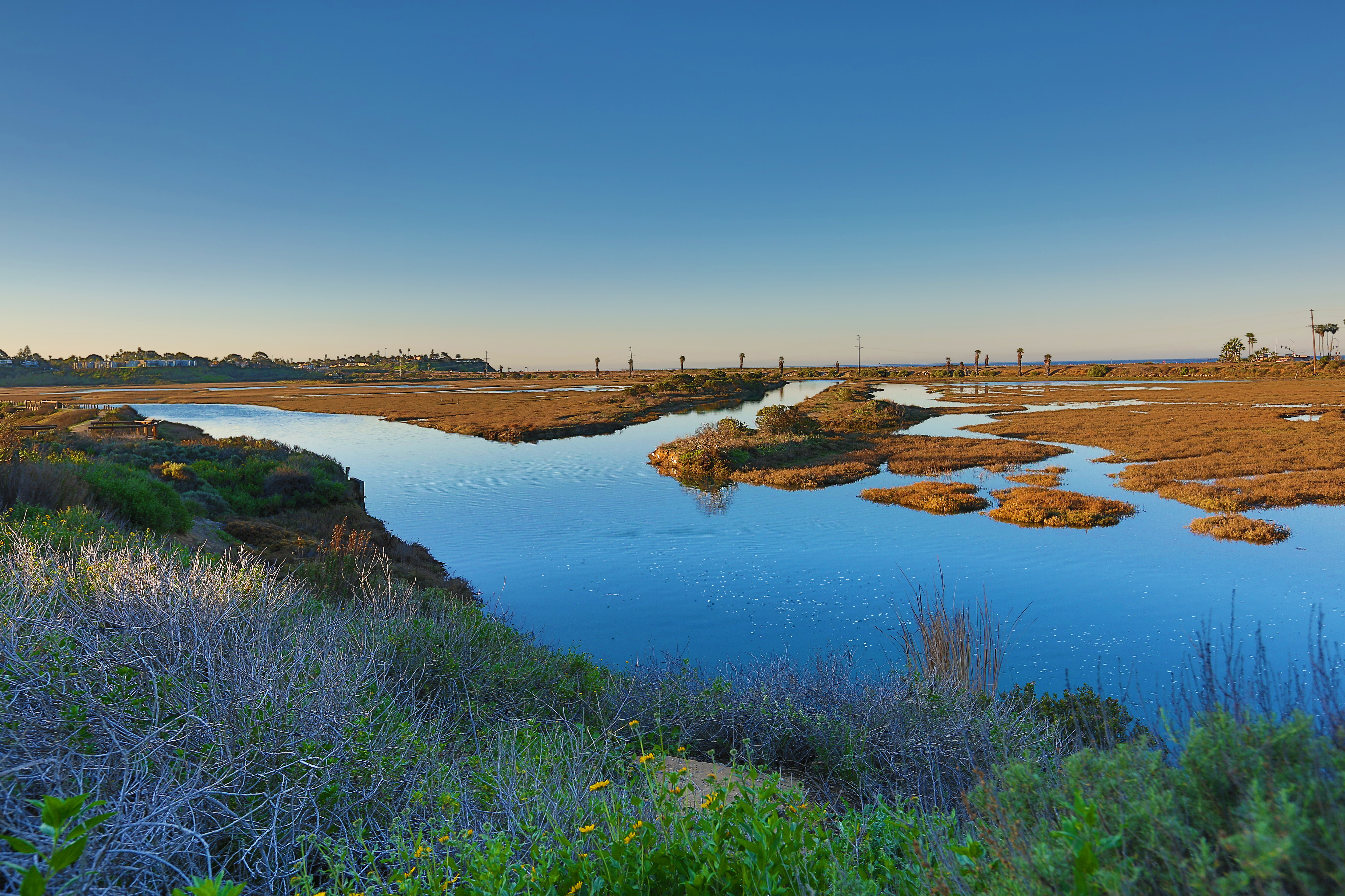 San Elijo Lagoon, San Diego County, California, USA.