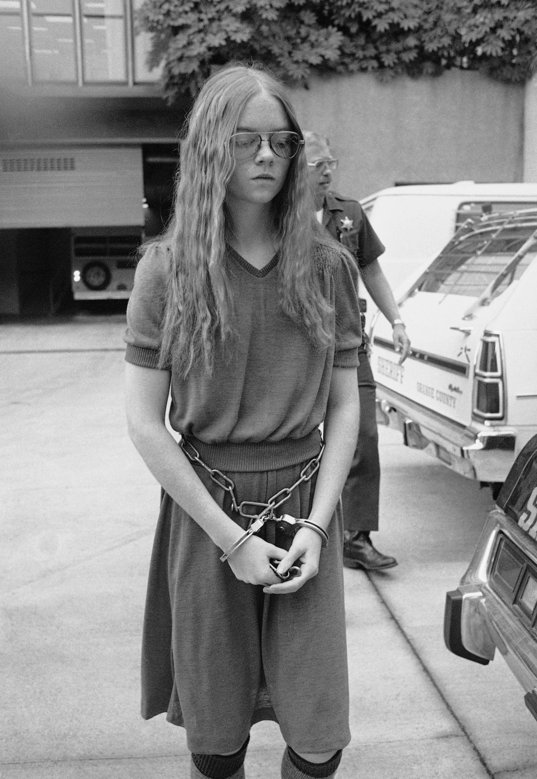 Brenda Ann Spencer in Handcuffs following the Cleveland Elementary School shooting