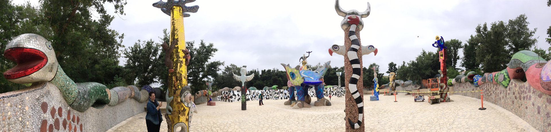 "Queen Califia's Magical Circle", sculpture by Niki de Saint Phalle, 2003