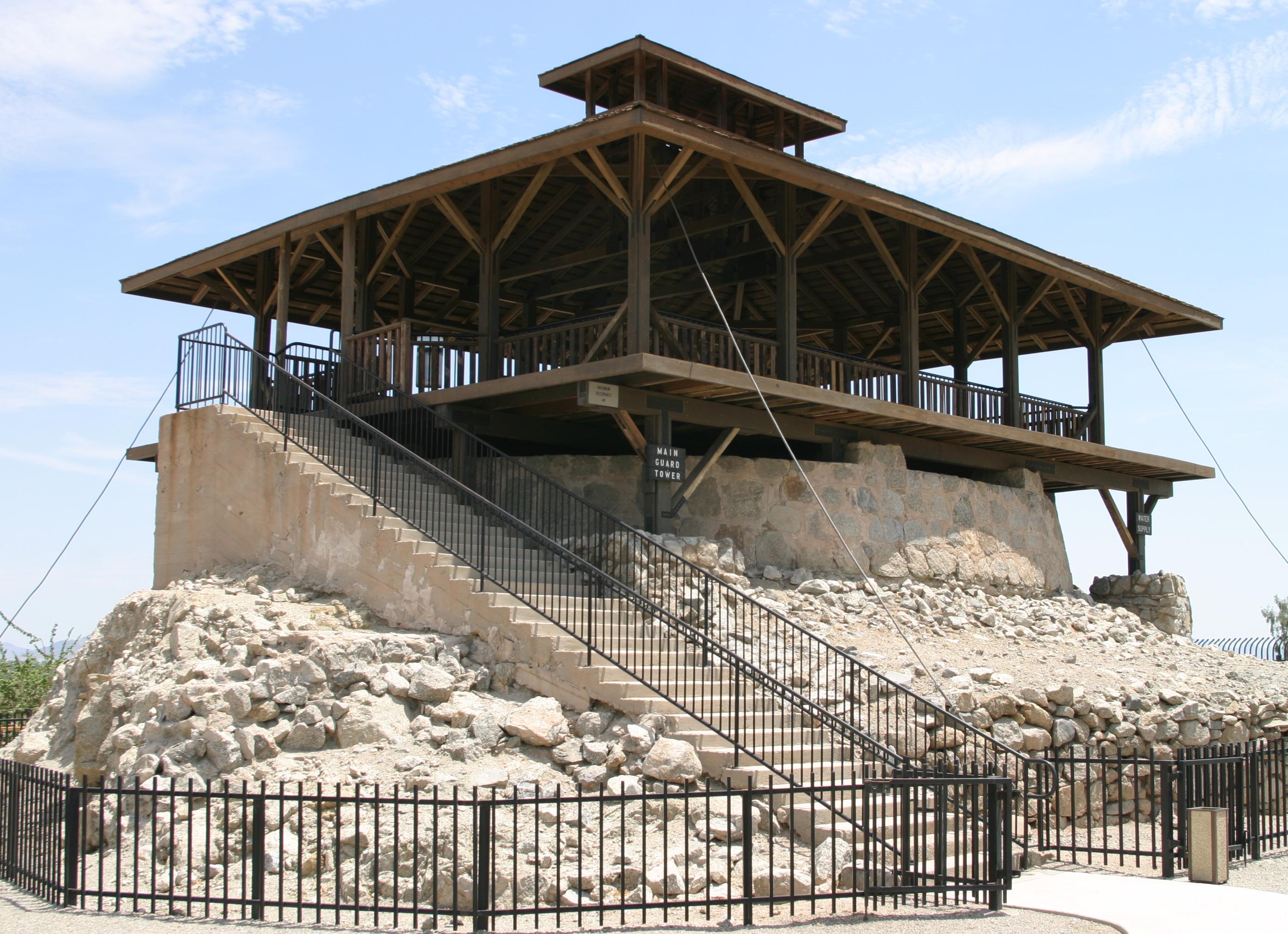 en:Yuma Territorial Prison main guard tower — in the Yuma Crossing National Heritage Area, Arizona, USA.