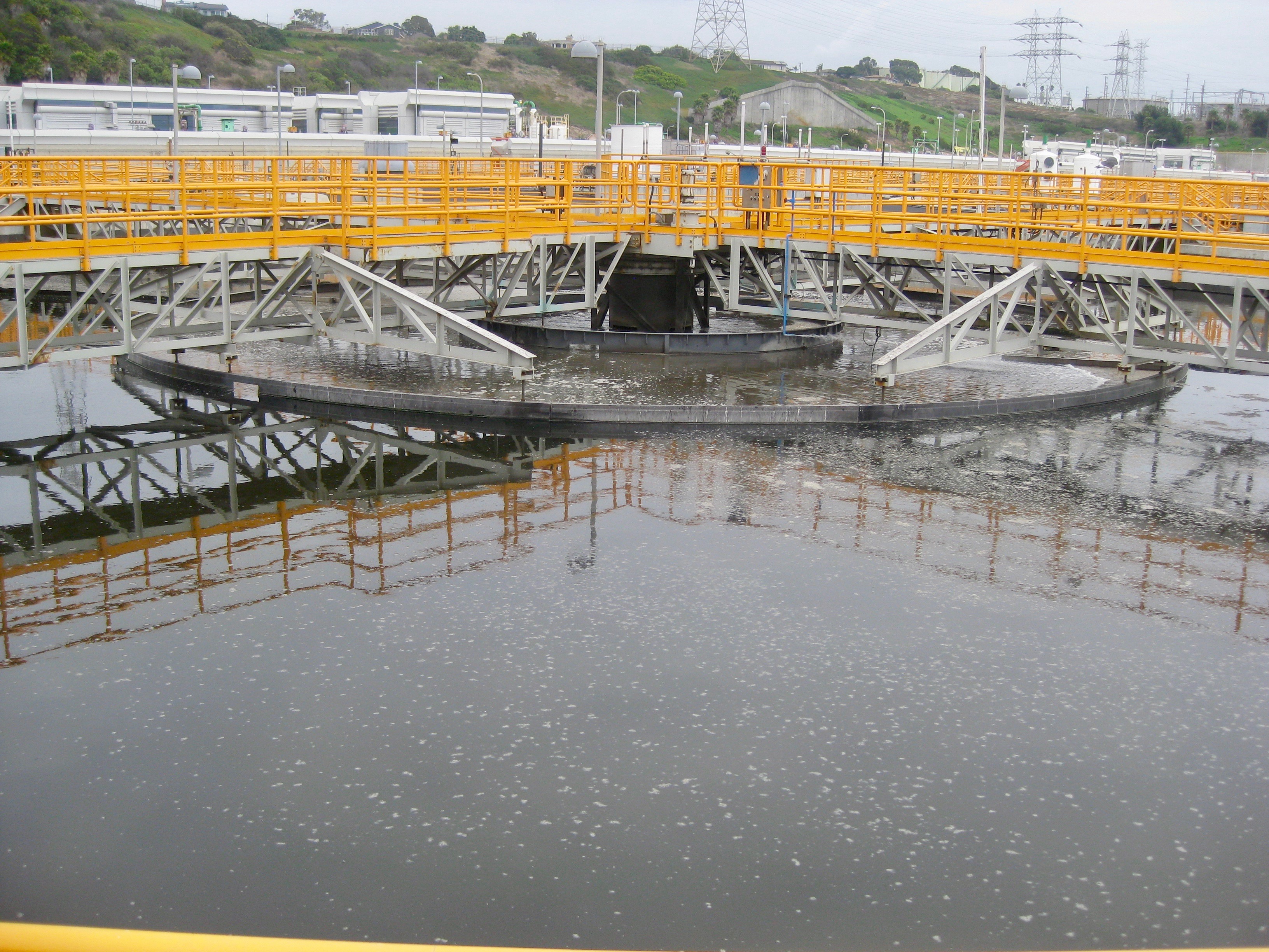 Wasseraufbereitungsanlage genannt Hyperion in LosAngeles
