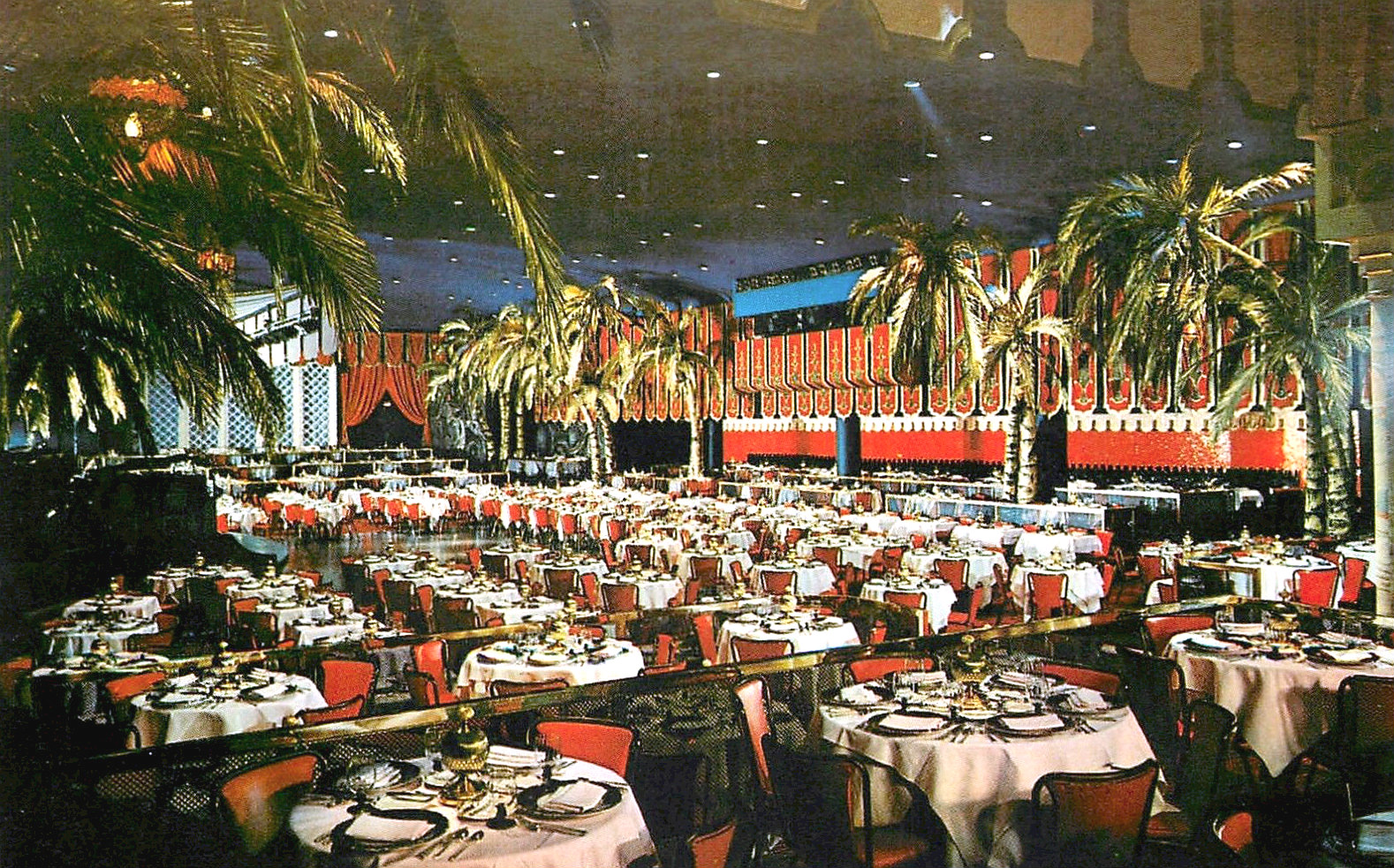 Photo of the Cocoanut Grove in the Ambassador Hotel in 1965.