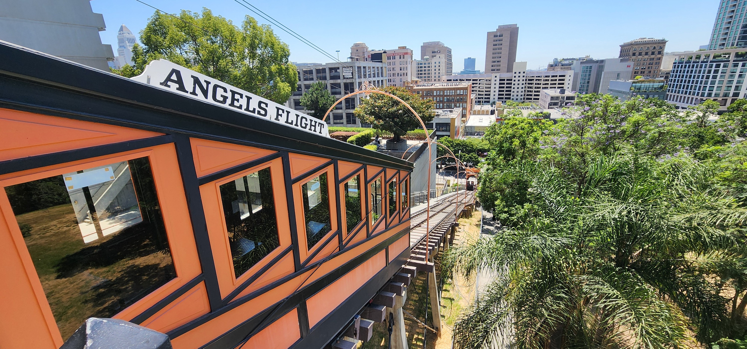 A picture I took of Angels Flight on August 22, 2024.