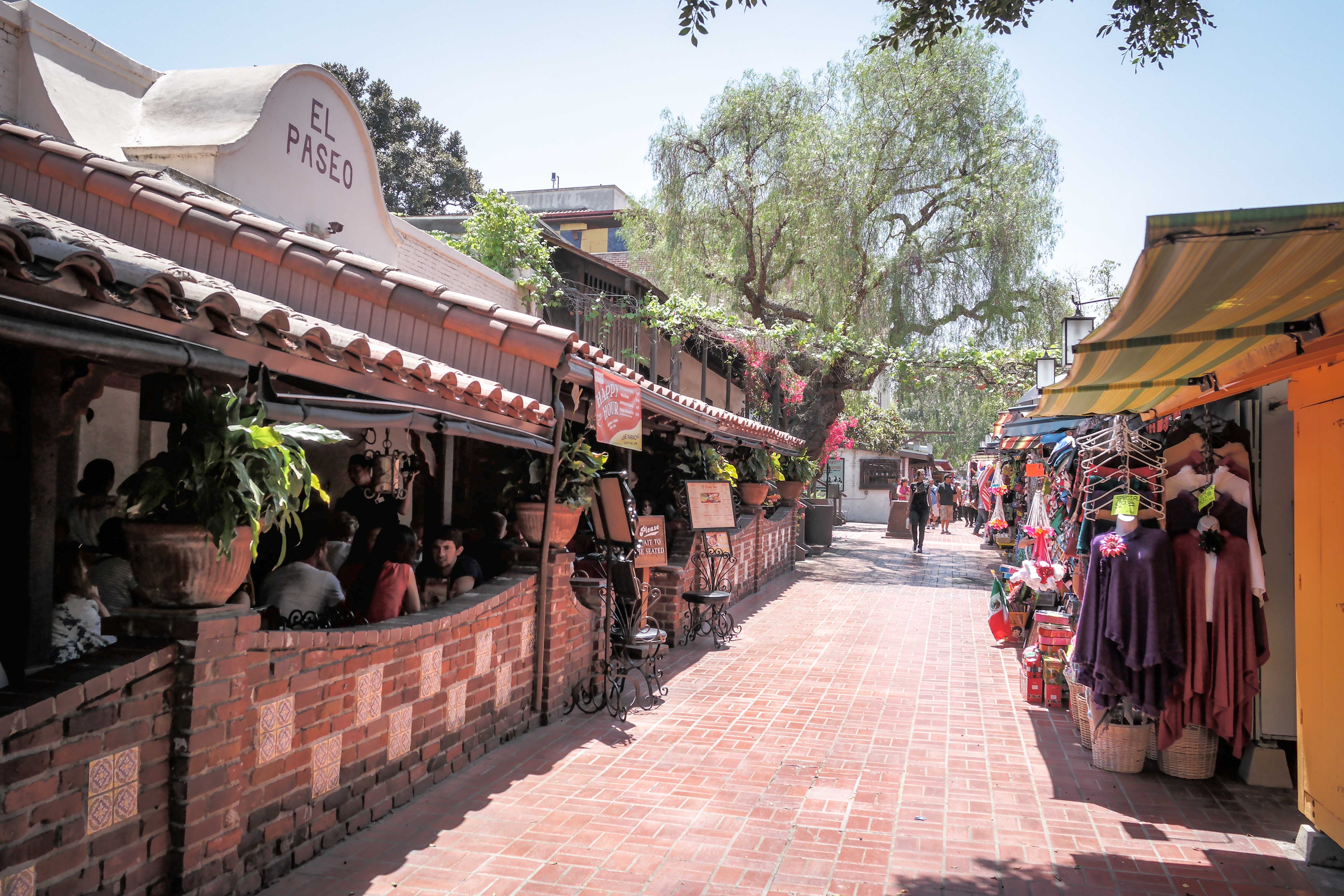 Olivera Street in the Los Angeles Plaza Historic District