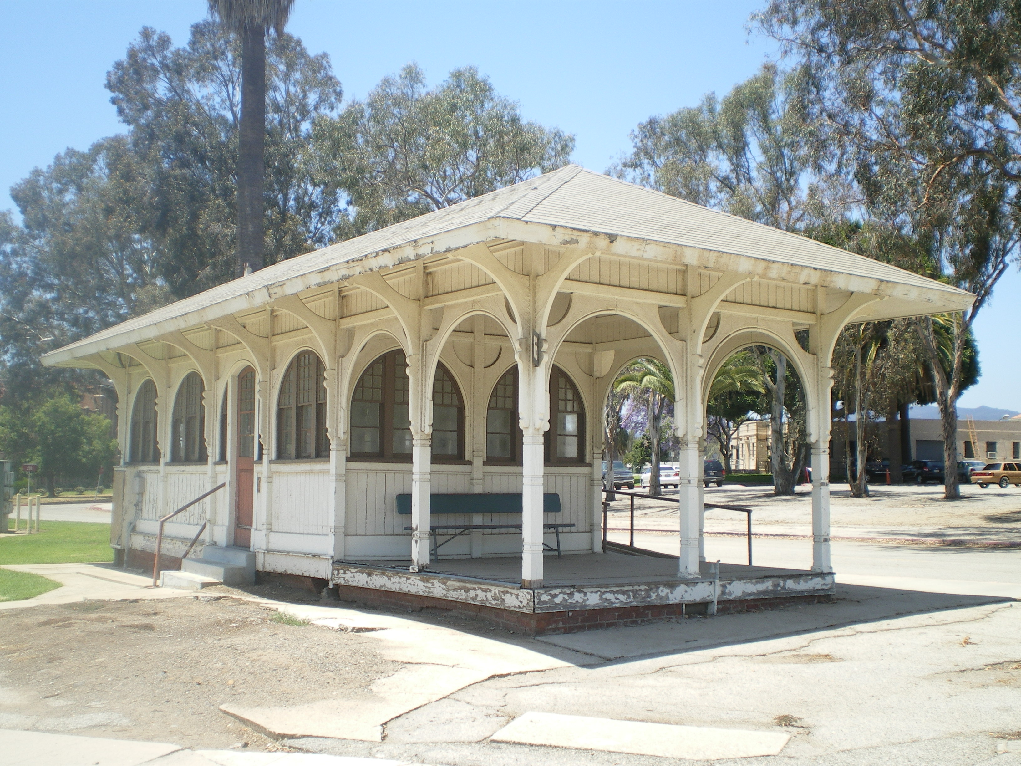 Streetcar Depot, corner of Pershing &amp; Dewey, West Los Angeles VA Center