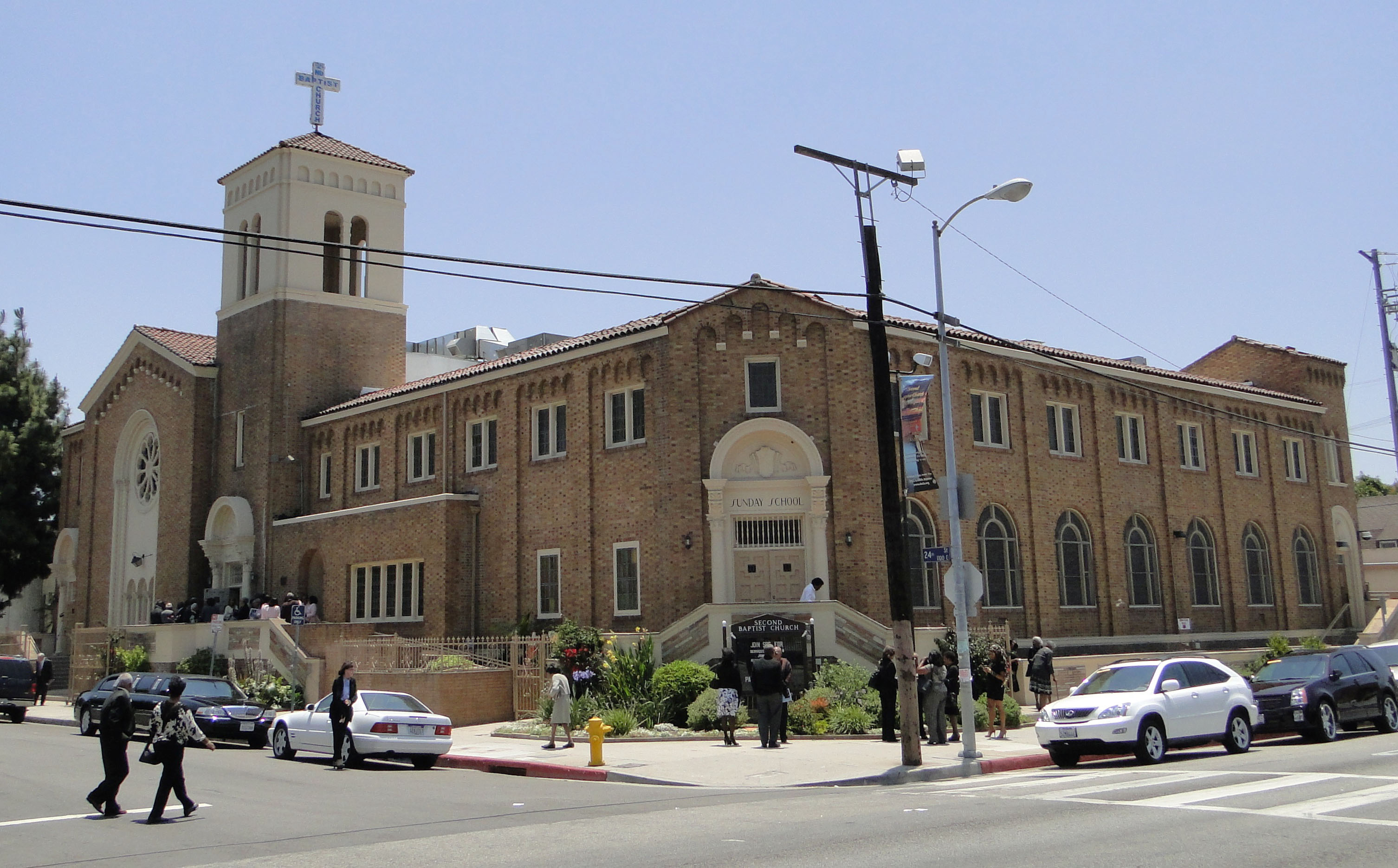 Second Baptist Church, 2412 Griffith Avenue, Los Angeles, California. Listed on National Register of HIstoric Places