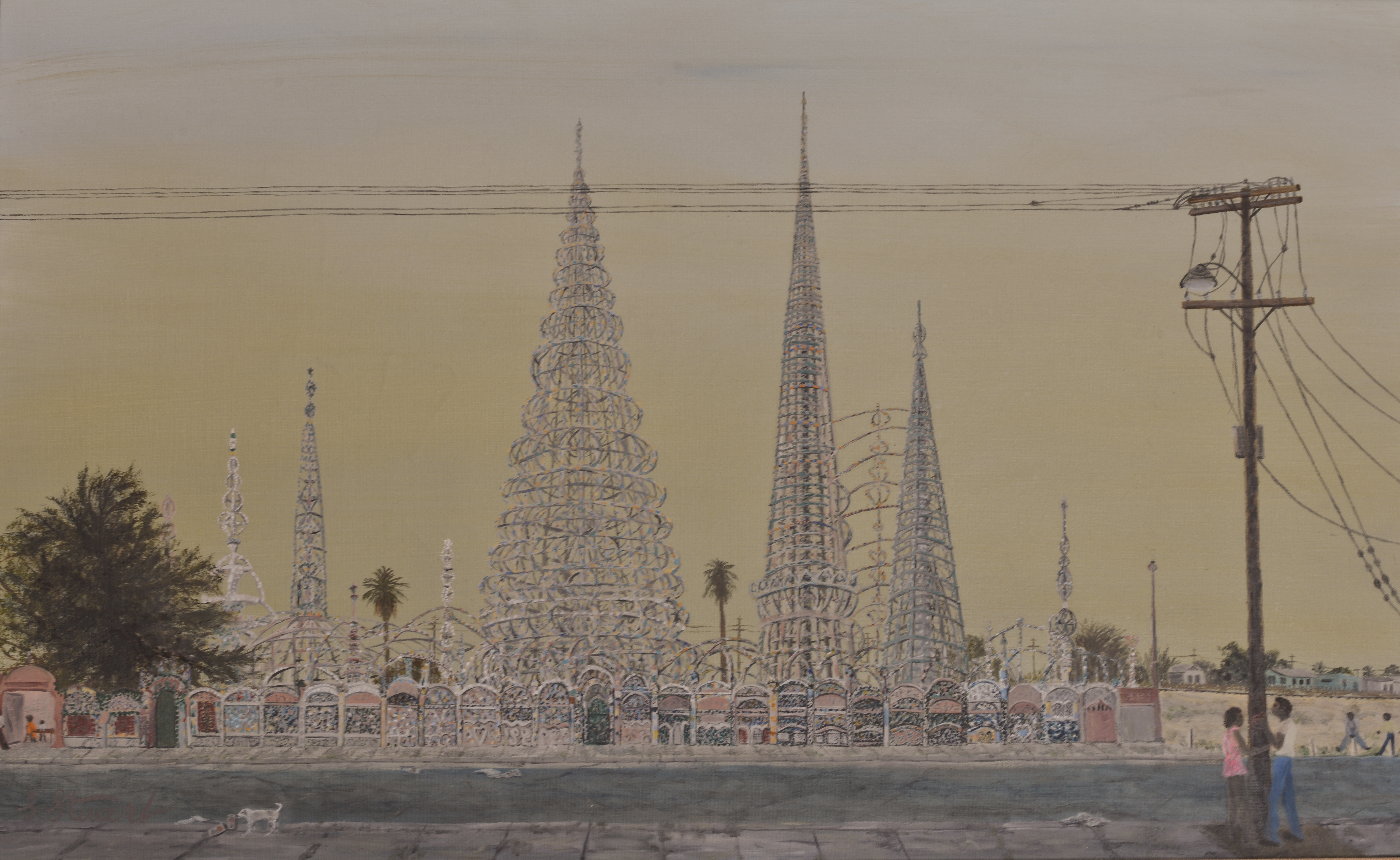 One of Stuart's Watts Towers 
January, 1972