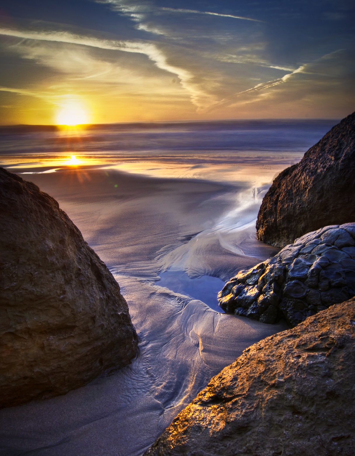 Pomponio State Beach, California, USA